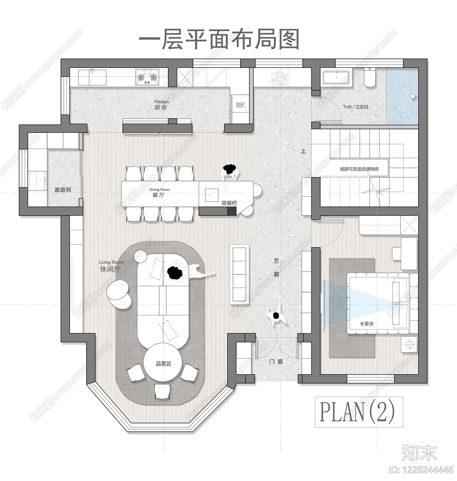 别墅cad施工图下载【ID:1228244446】