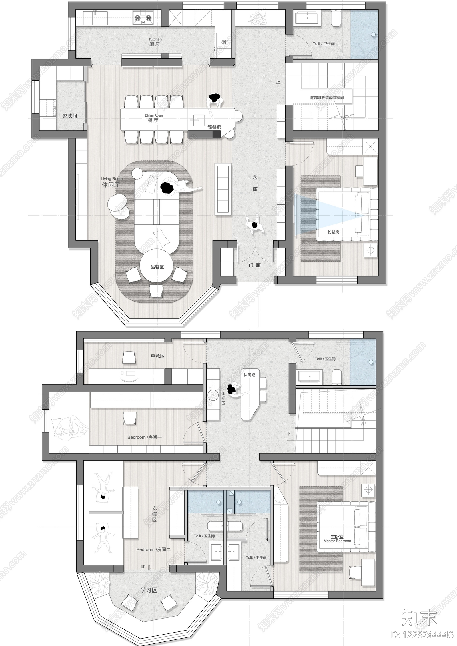 别墅cad施工图下载【ID:1228244446】