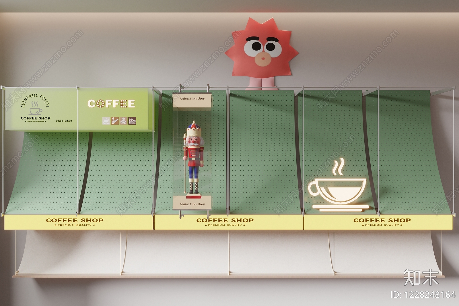 现代门头3D模型下载【ID:1228248164】