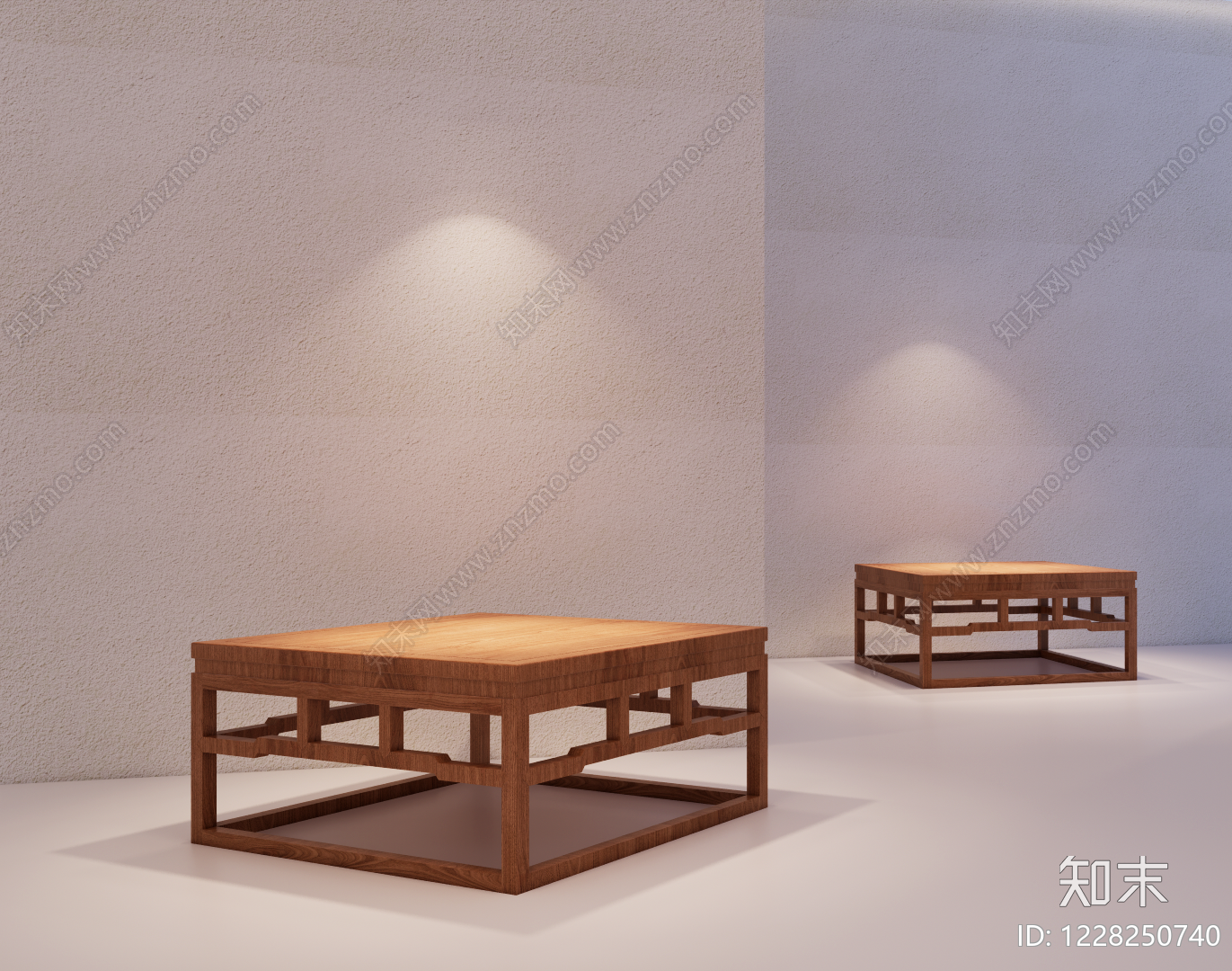 新中式餐桌SU模型下载【ID:1228250740】