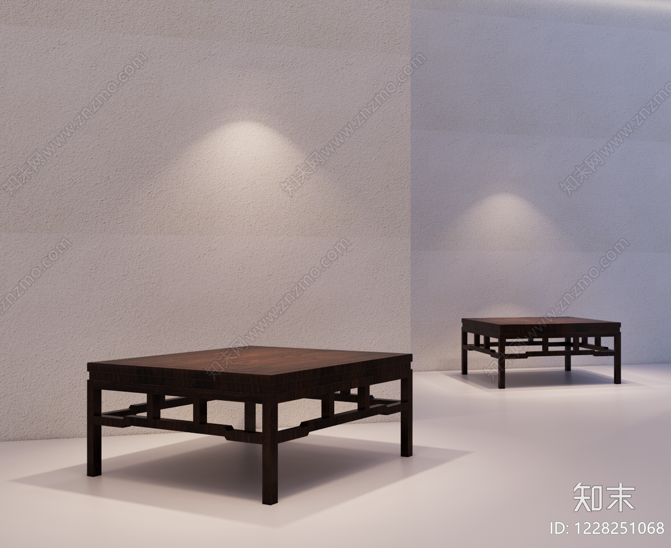 新中式餐桌SU模型下载【ID:1228251068】