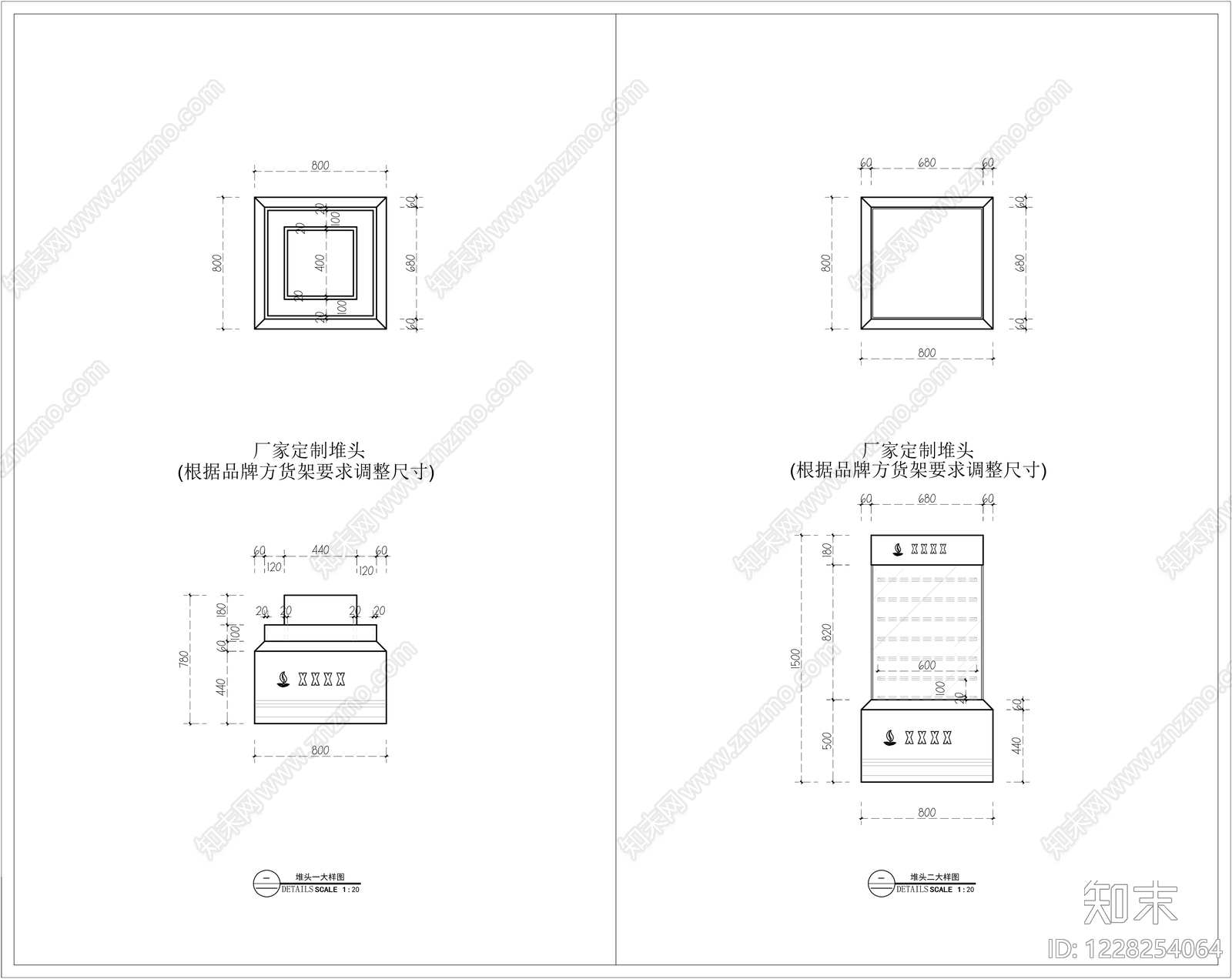 超市cad施工图下载【ID:1228254064】