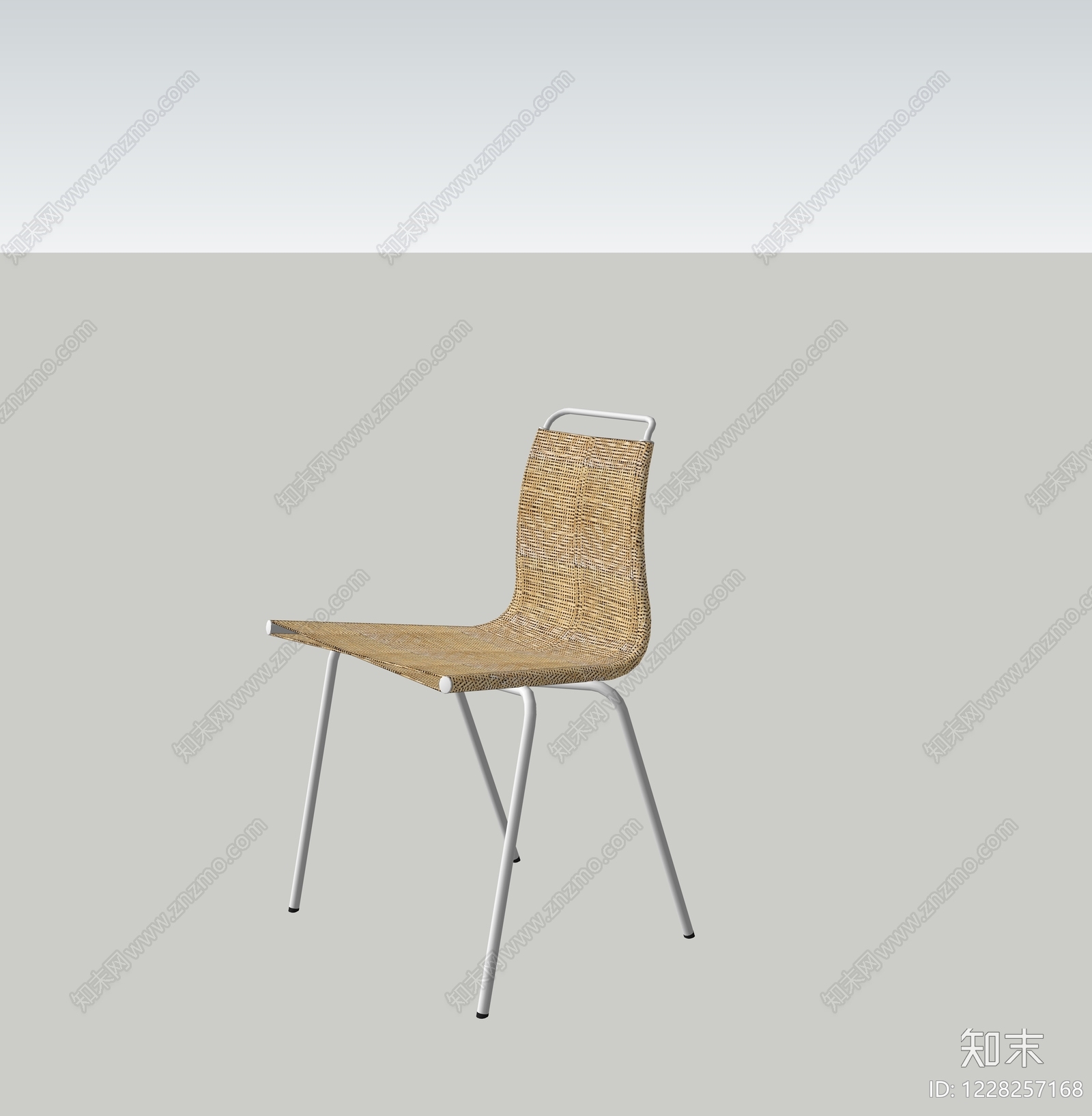 北欧餐椅SU模型下载【ID:1228257168】
