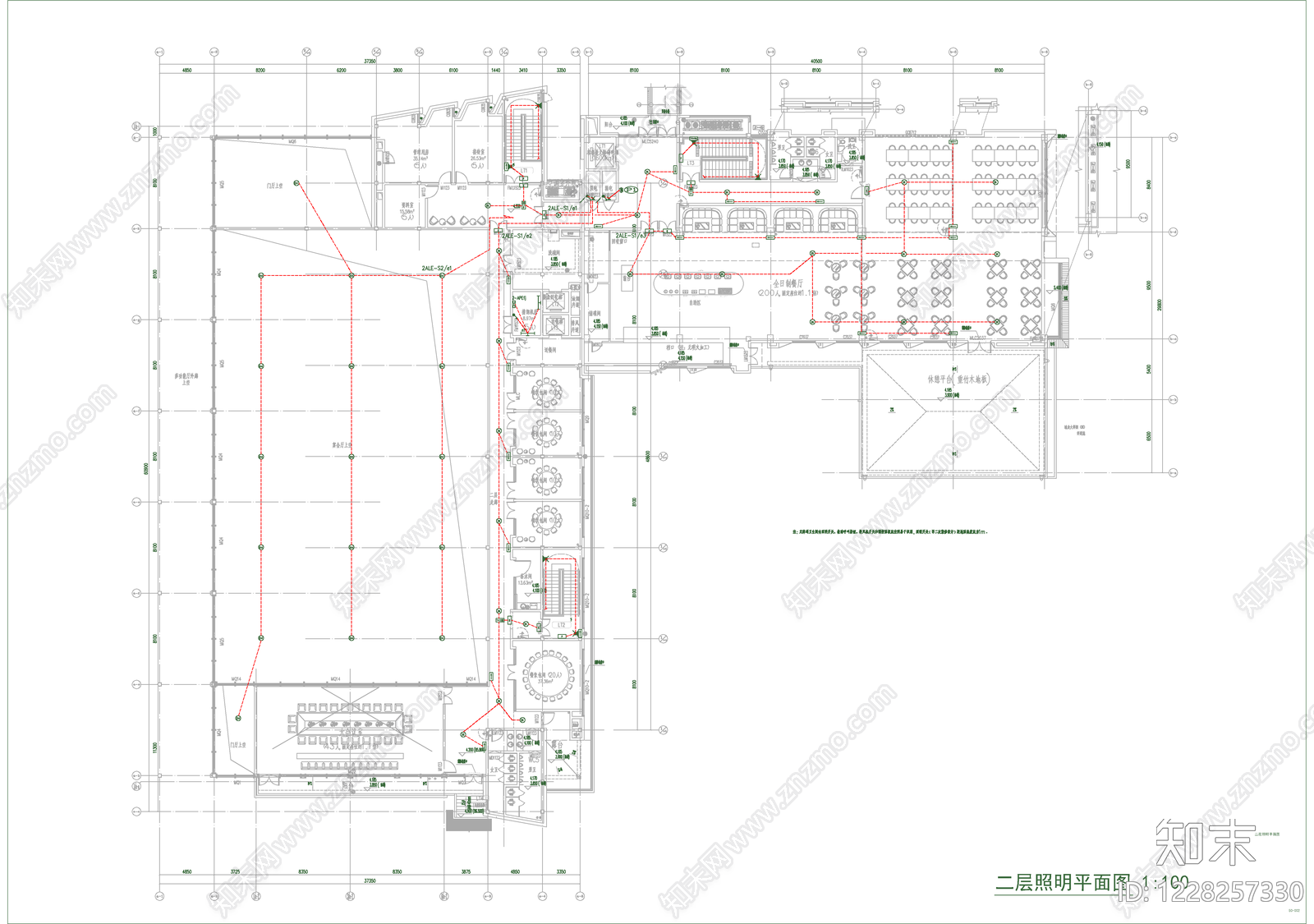 火灾自动报警系统cad施工图下载【ID:1228257330】