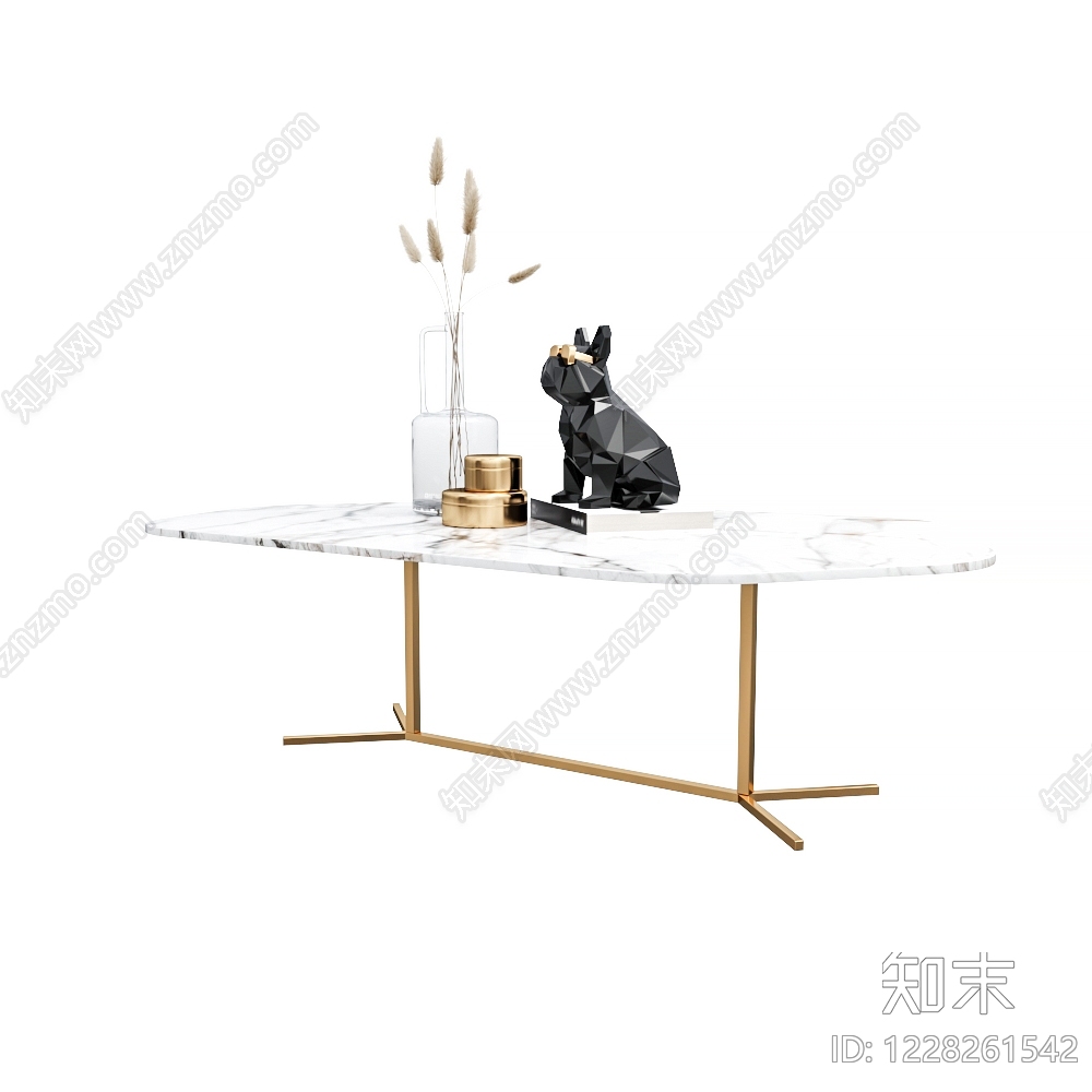 轻奢茶几3D模型下载【ID:1228261542】