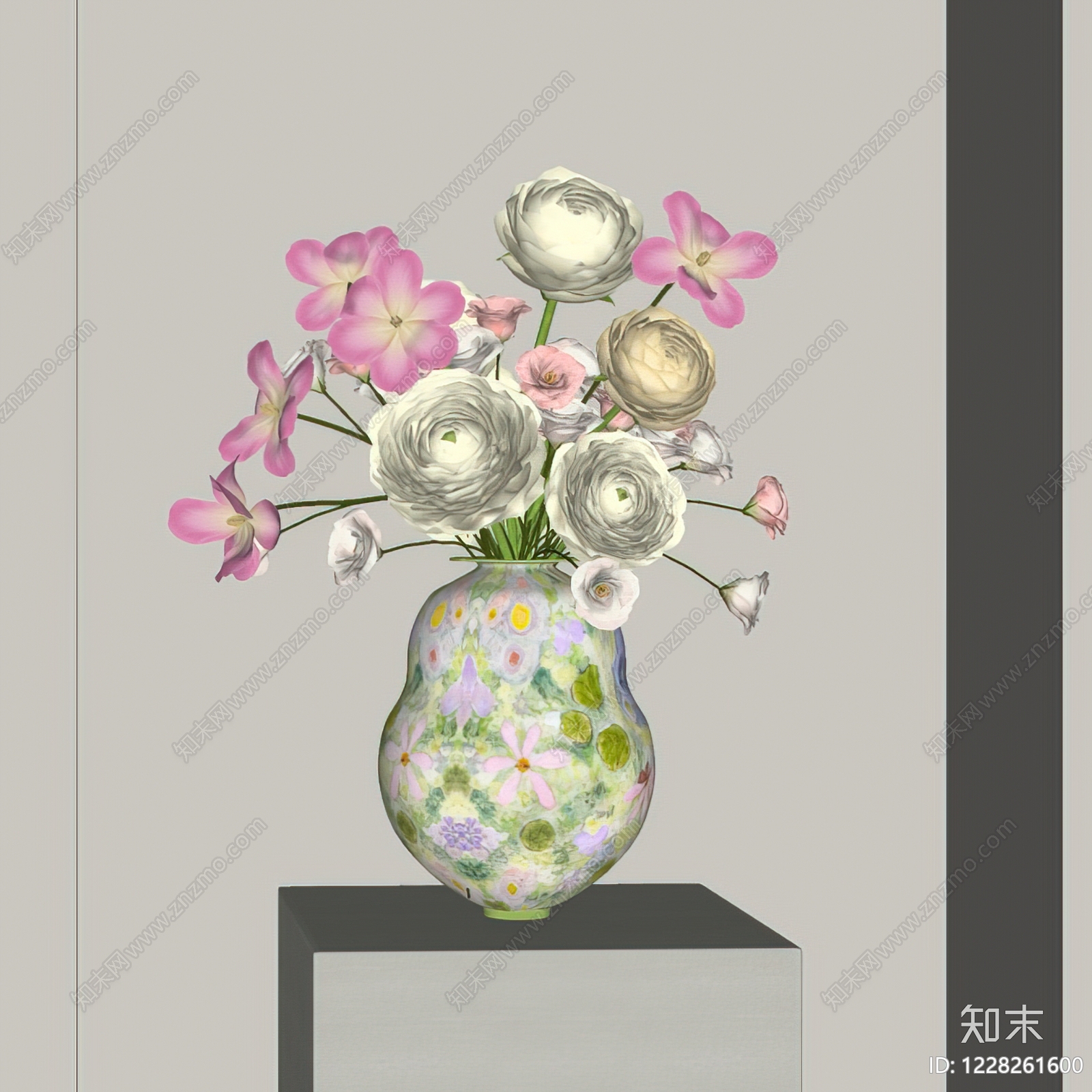 现代花艺SU模型下载【ID:1228261600】