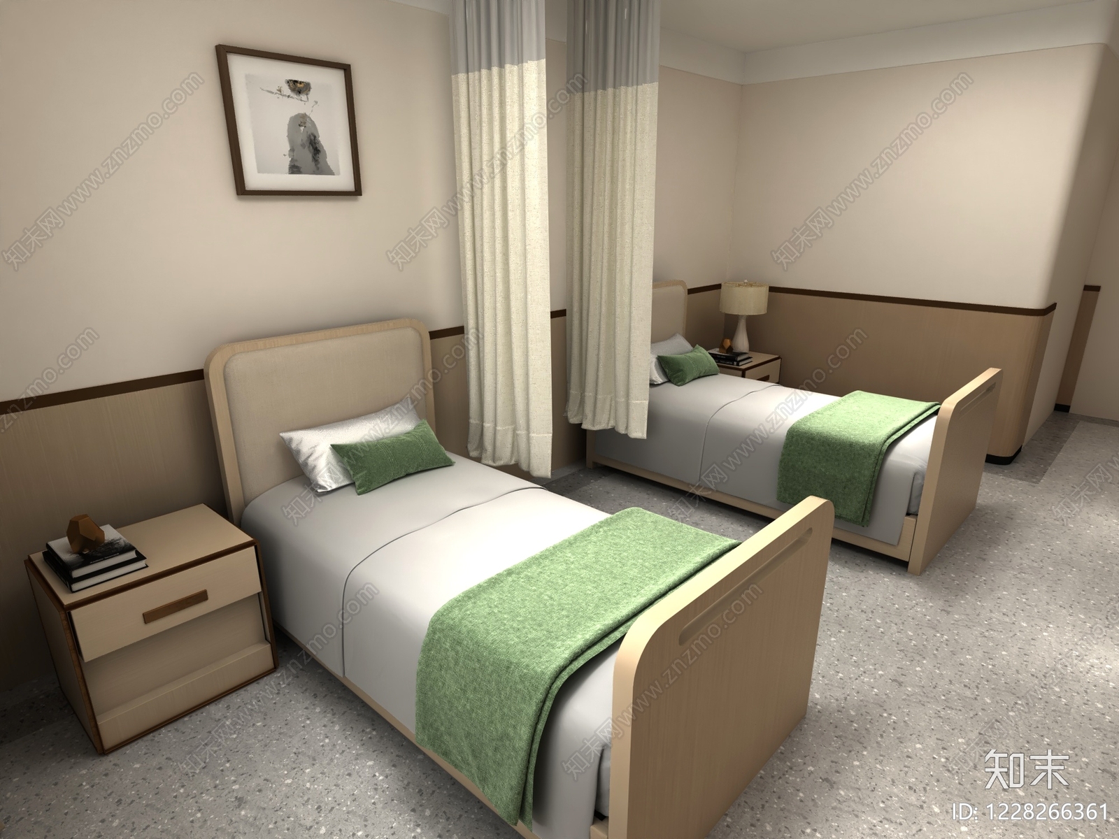 原木风老年公寓3D模型下载【ID:1228266361】