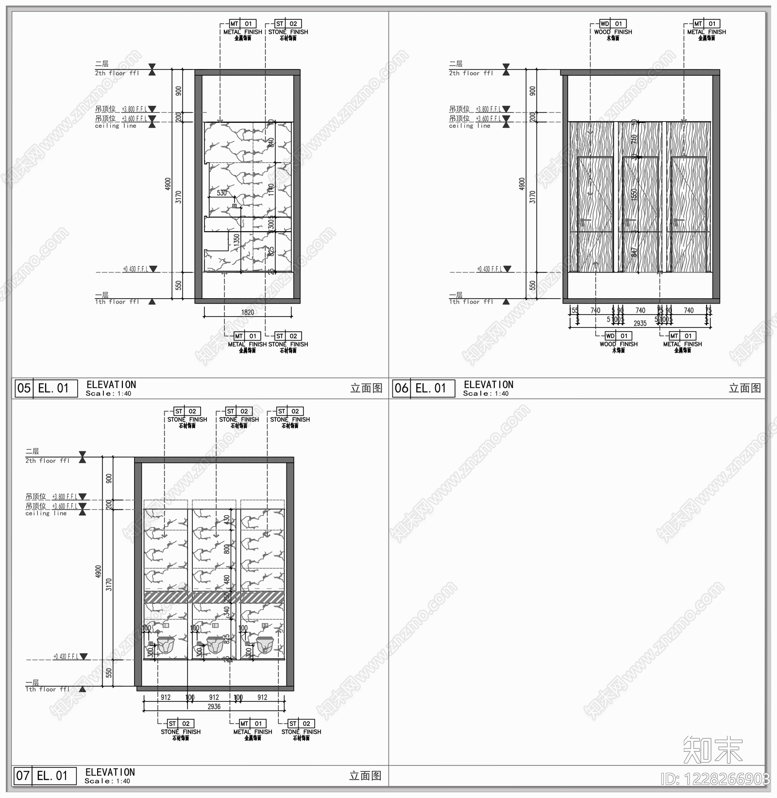公共卫生间cad施工图下载【ID:1228266903】