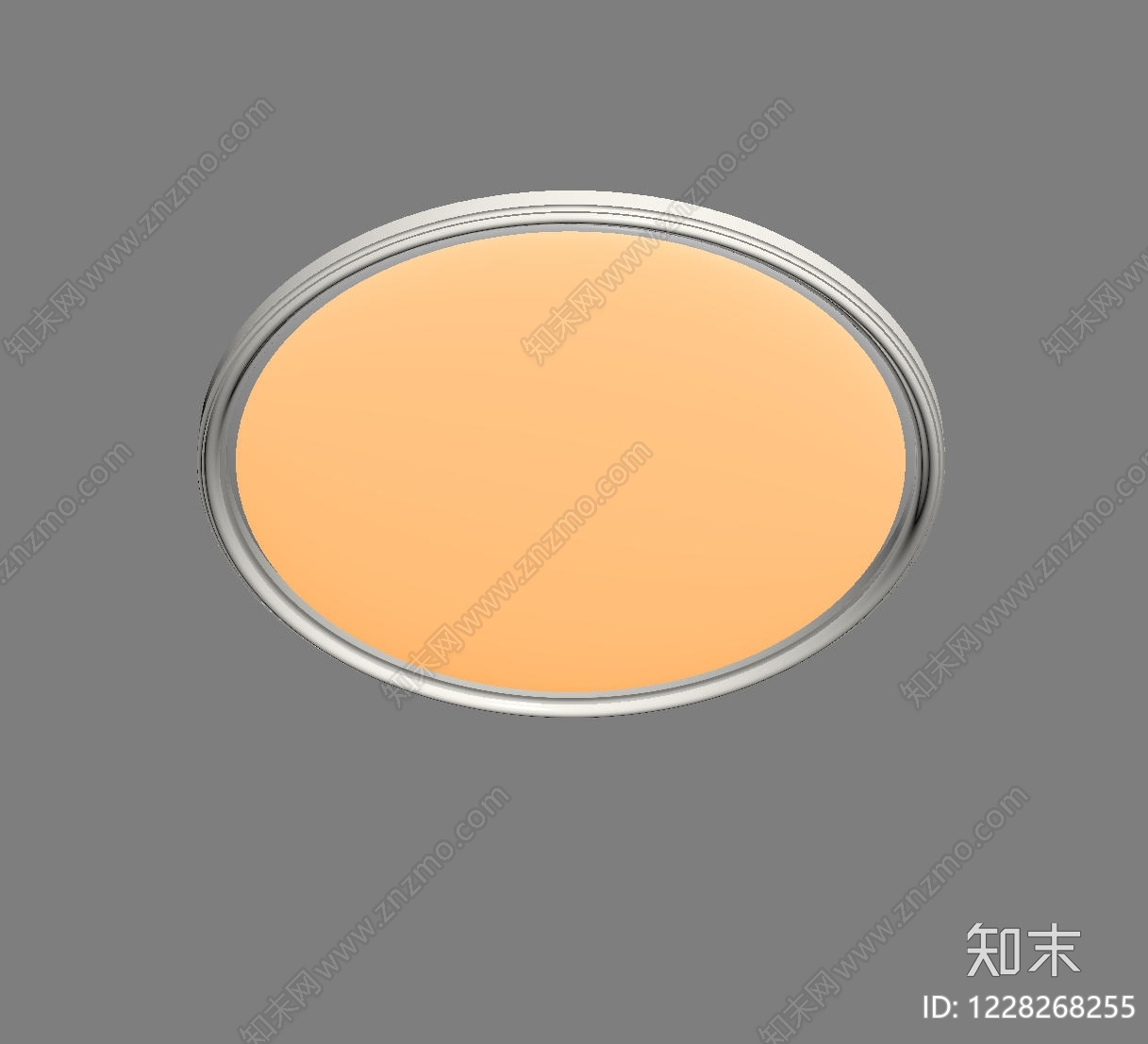 极简吸顶灯SU模型下载【ID:1228268255】