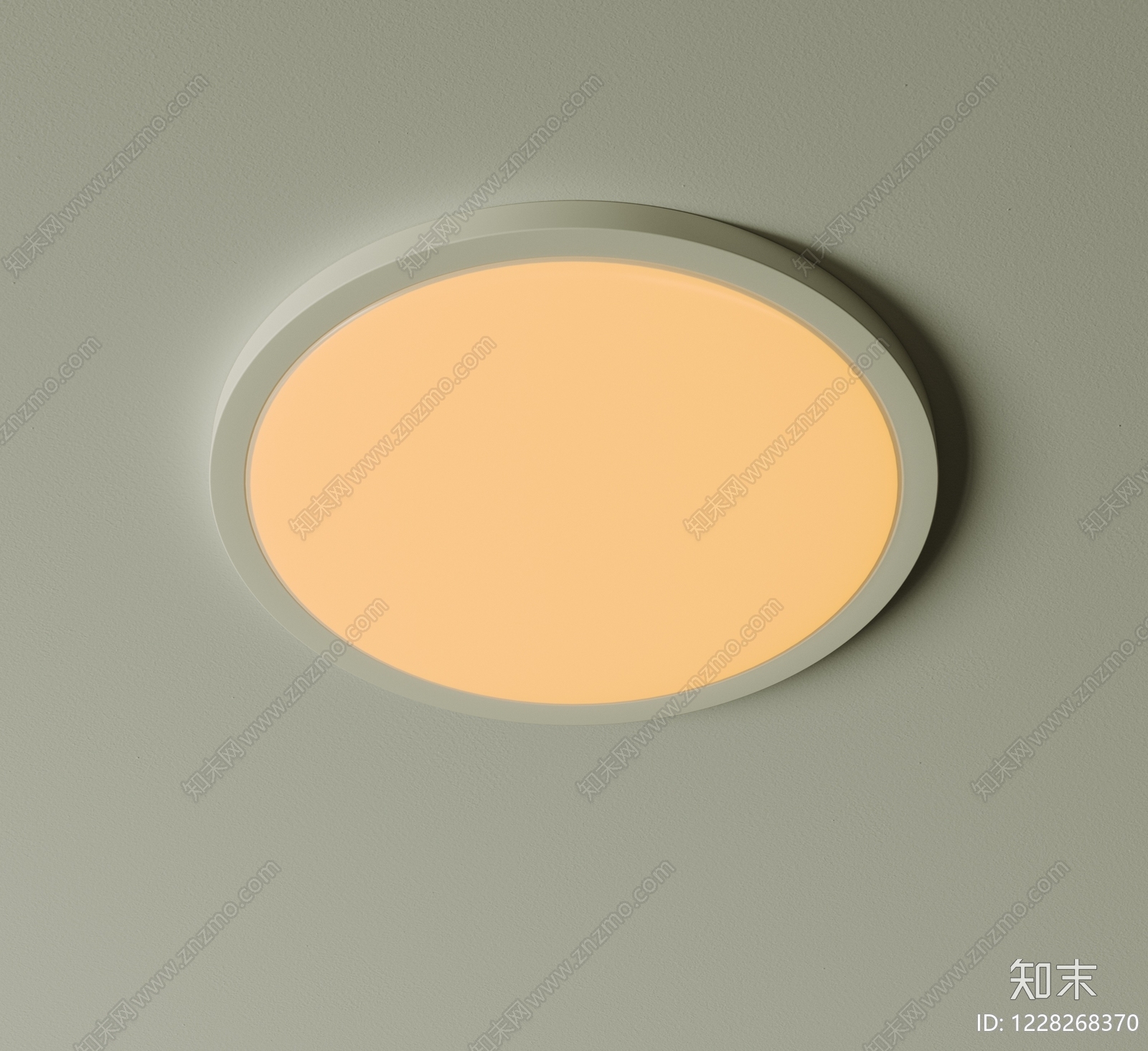 现代简约吸顶灯SU模型下载【ID:1228268370】
