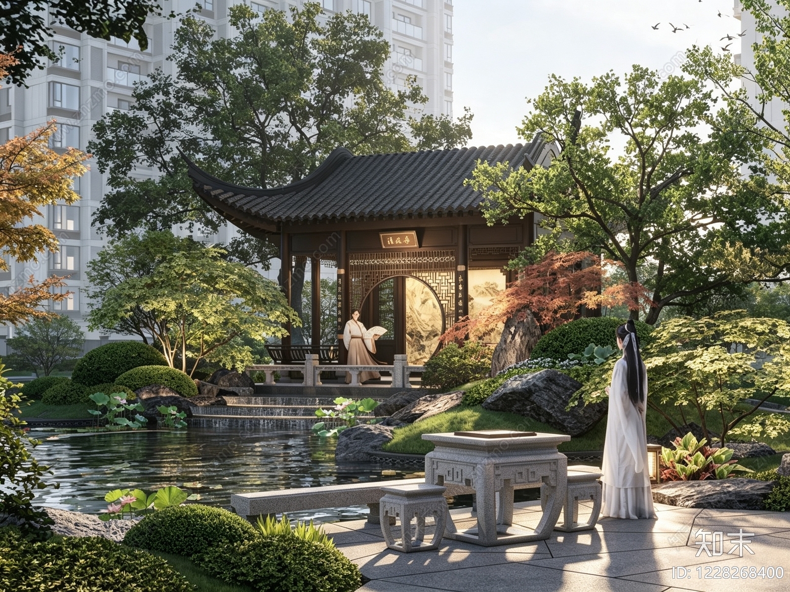中式仿古建筑CAD图纸