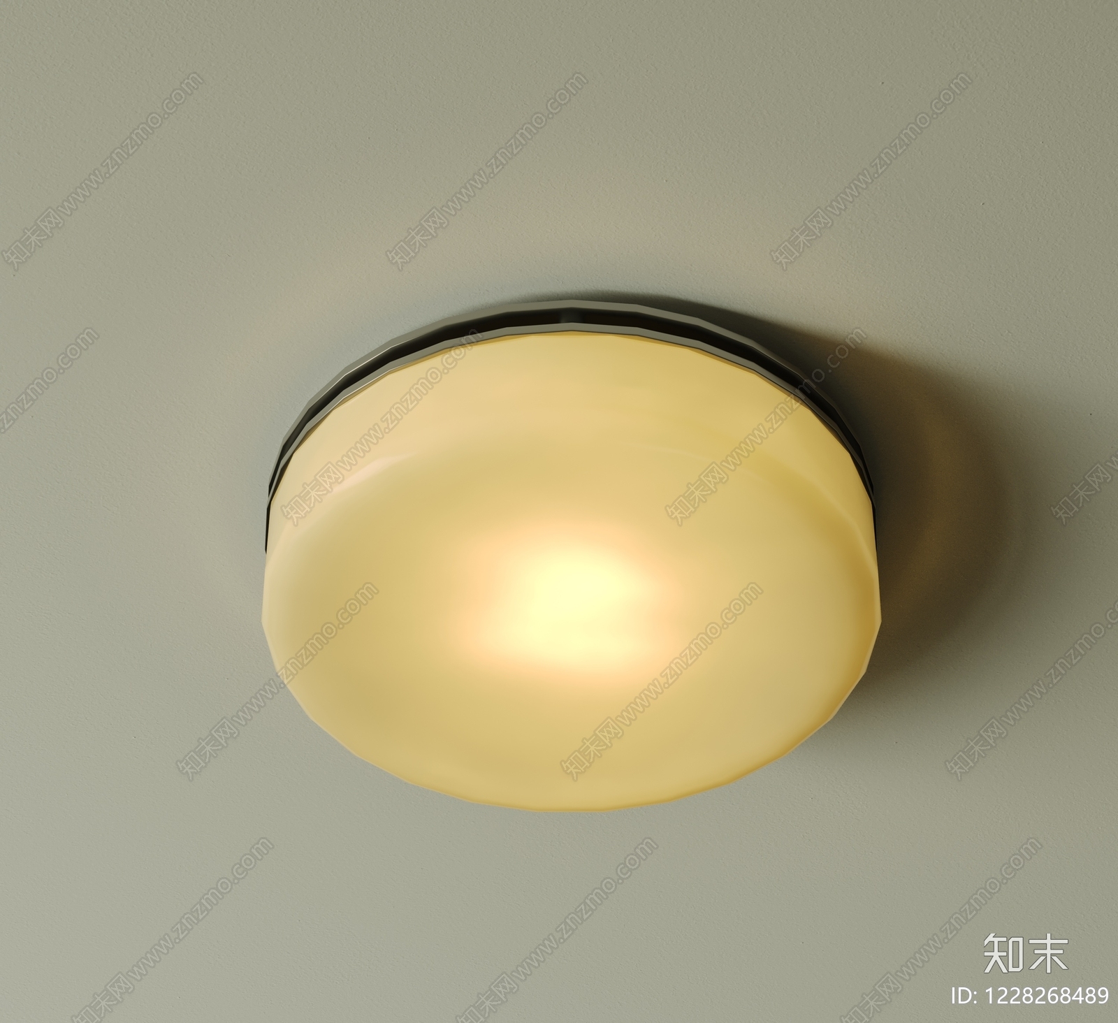 现代简约吸顶灯SU模型下载【ID:1228268489】