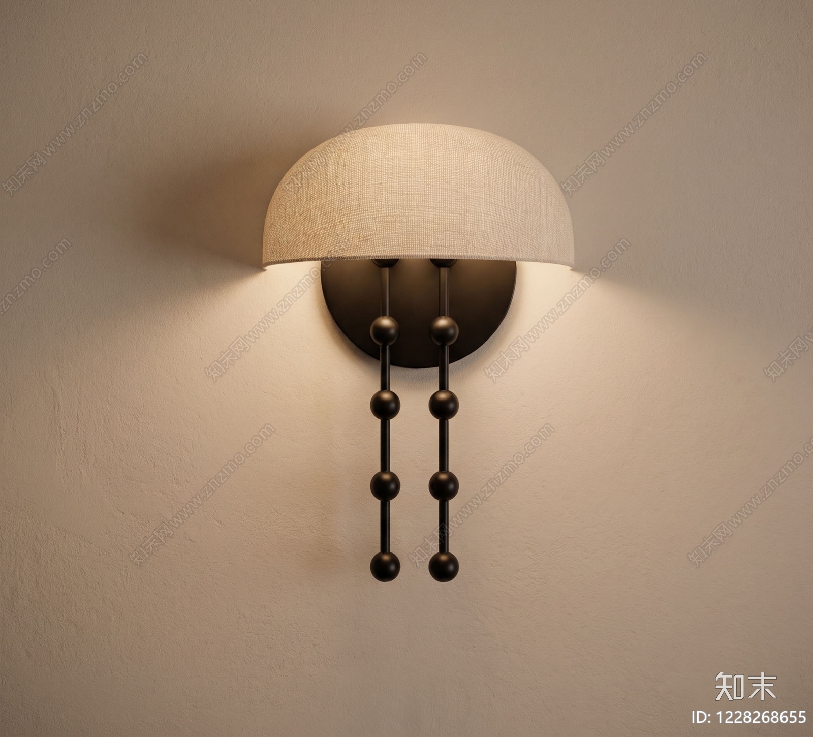 中古风壁灯3D模型下载【ID:1228268655】