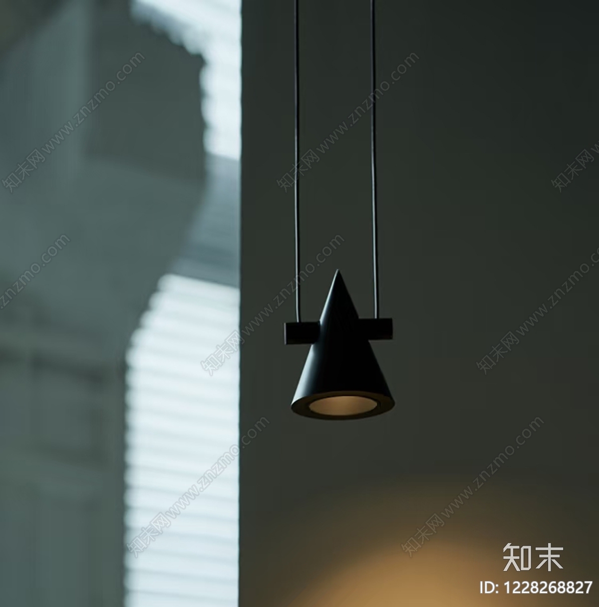 极简小吊灯3D模型下载【ID:1228268827】