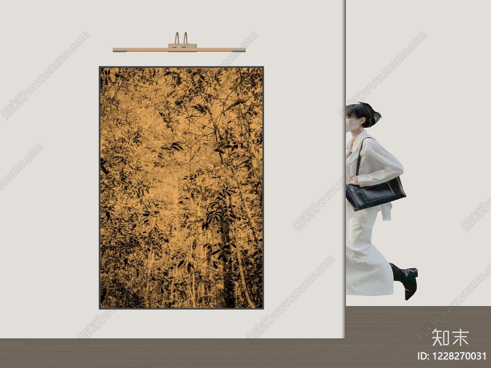 极简抽象画SU模型下载【ID:1228270031】