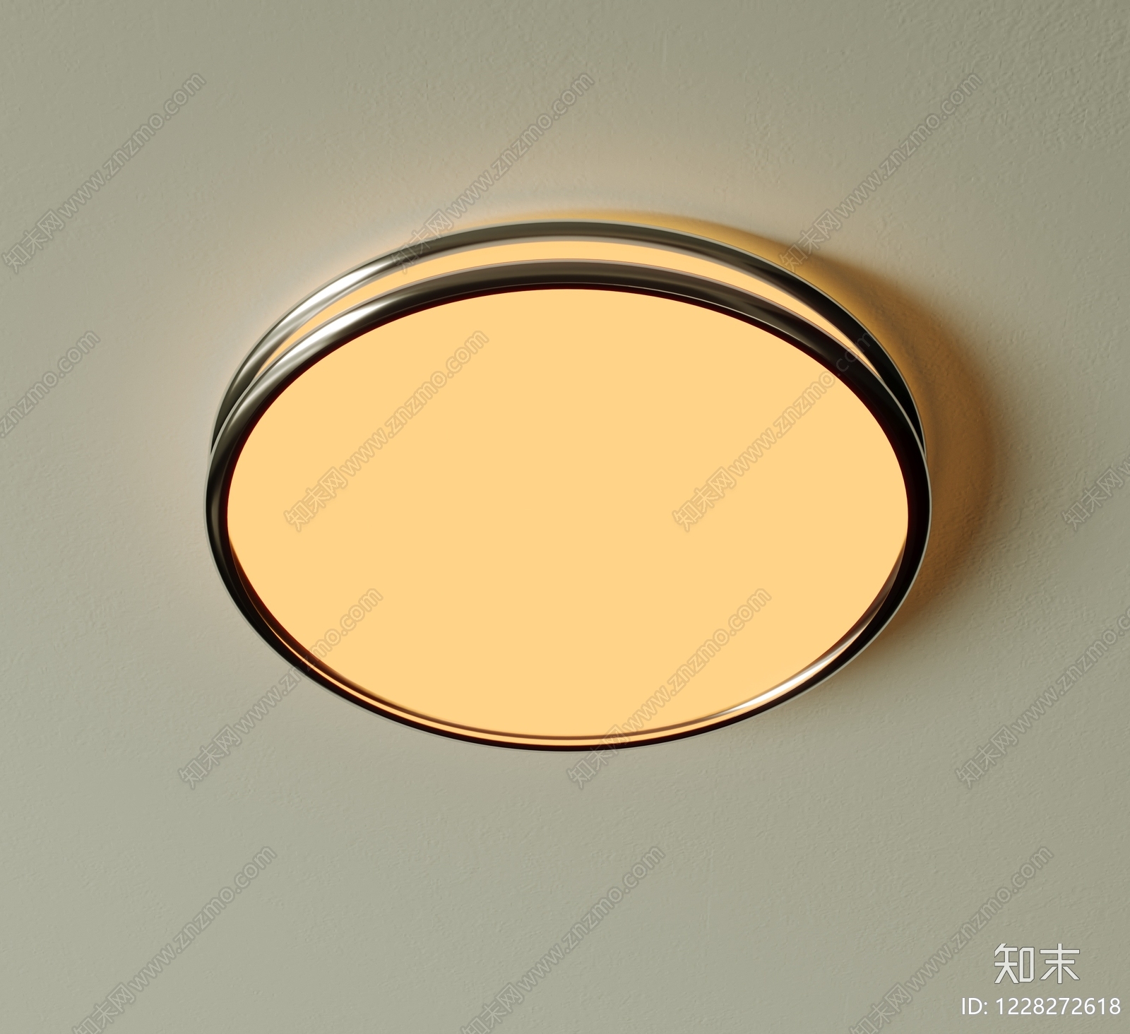 现代吸顶灯3D模型下载【ID:1228272618】