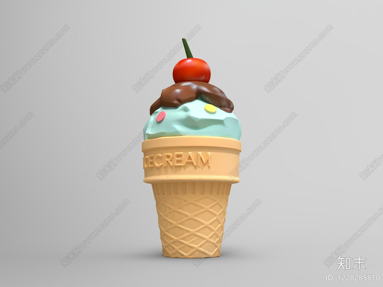 波普雕塑摆件3D模型下载【ID:1228285810】