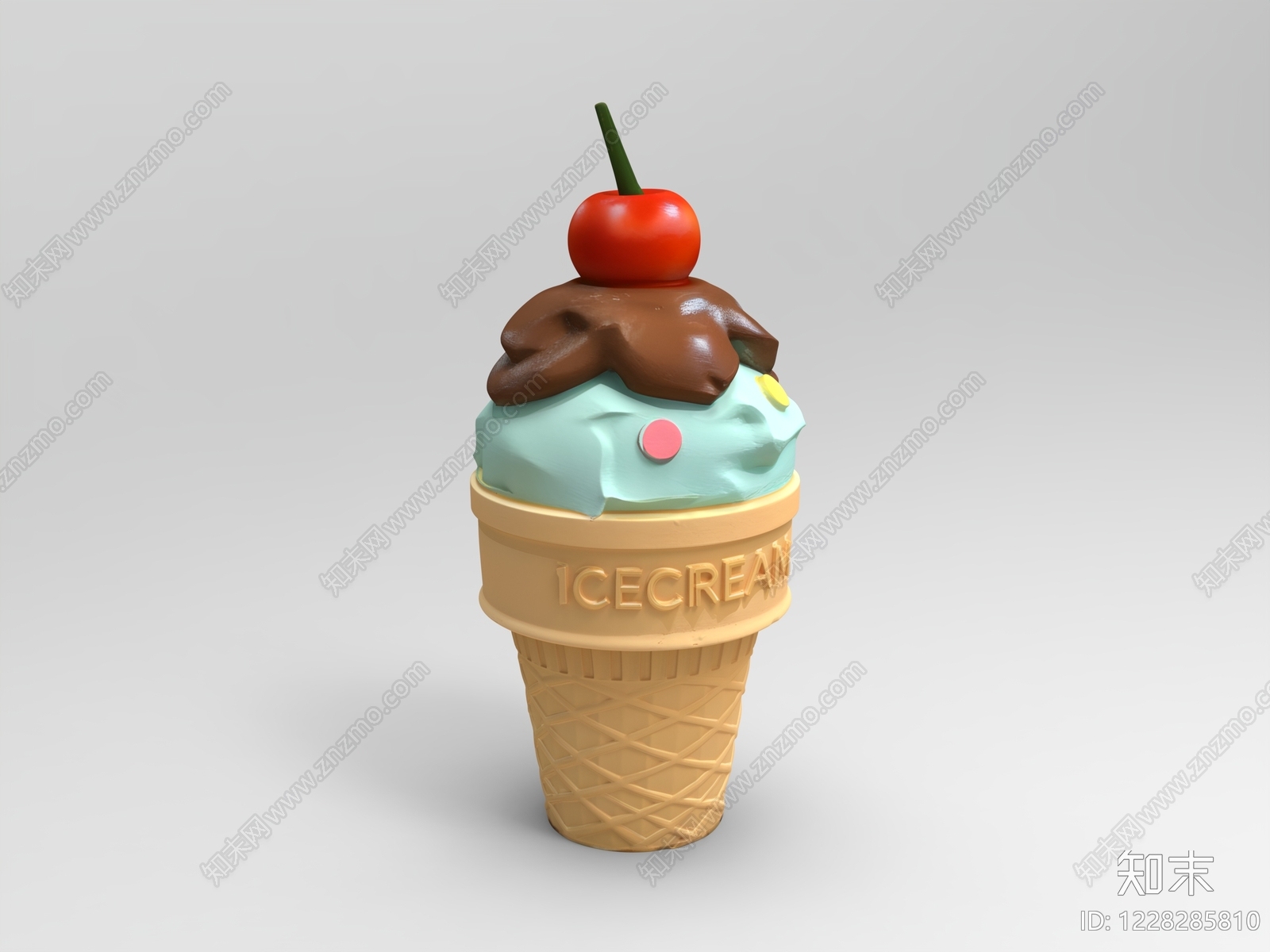 波普雕塑摆件3D模型下载【ID:1228285810】