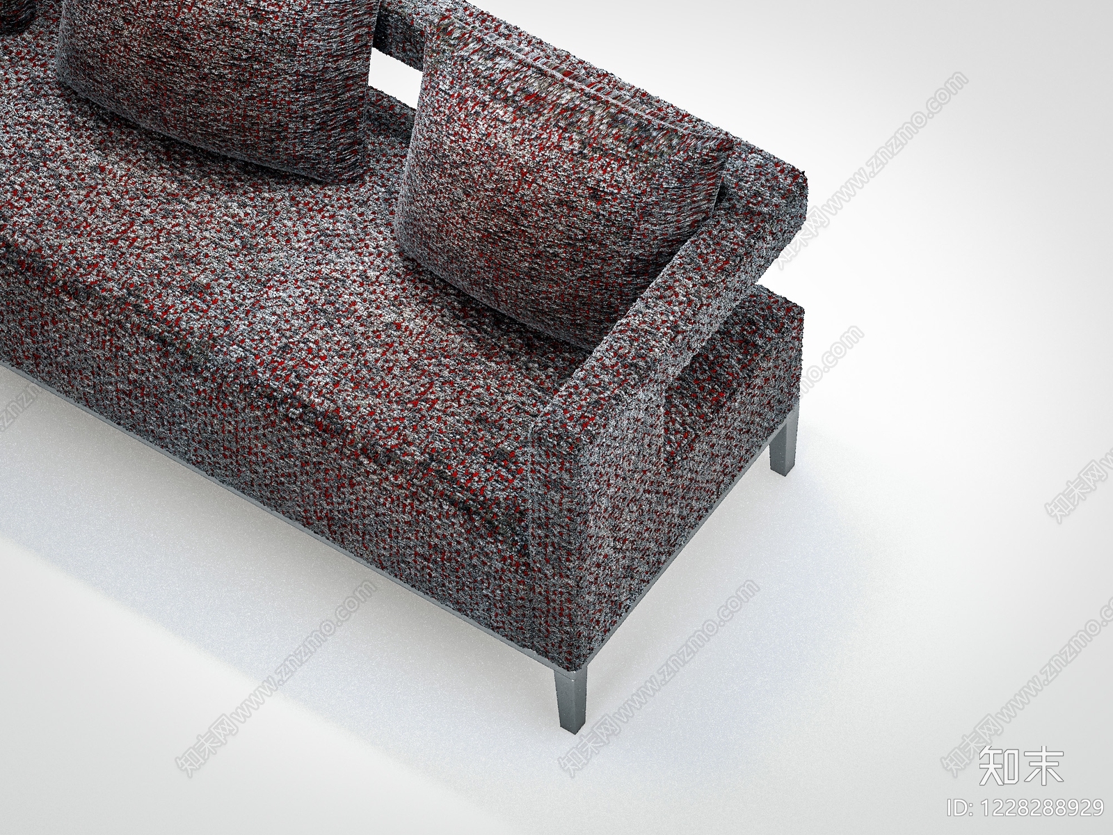 意式极简三人沙发3D模型下载【ID:1228288929】
