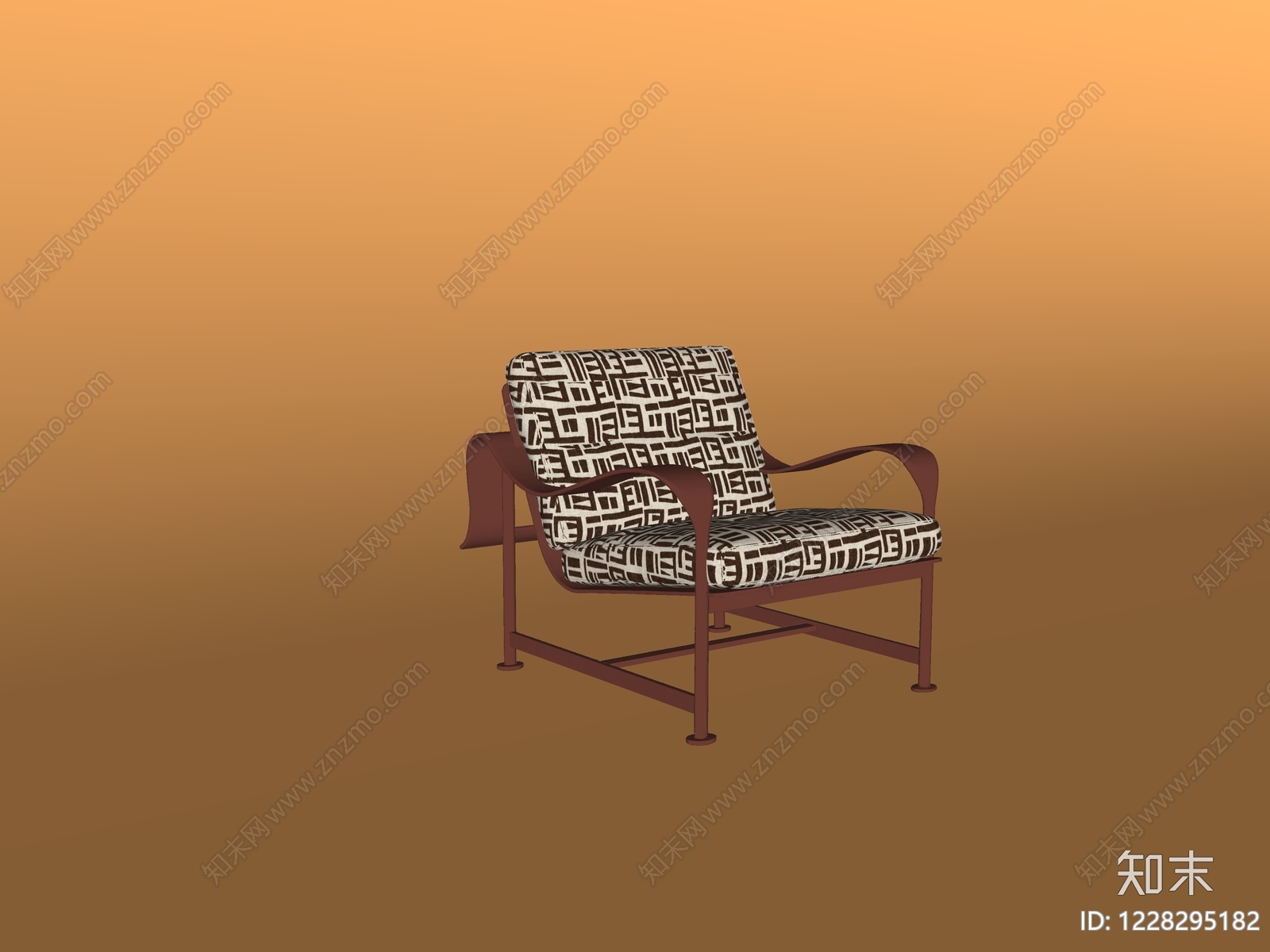 中古风休闲椅SU模型下载【ID:1228295182】