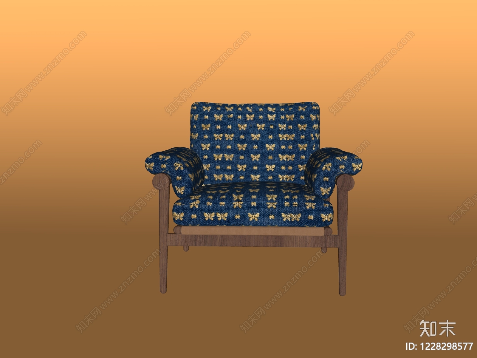 中古风休闲椅SU模型下载【ID:1228298577】