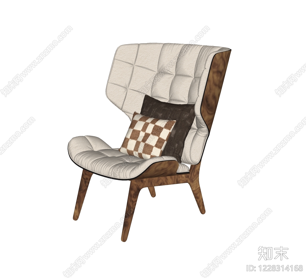 中古风休闲椅SU模型下载【ID:1228314168】