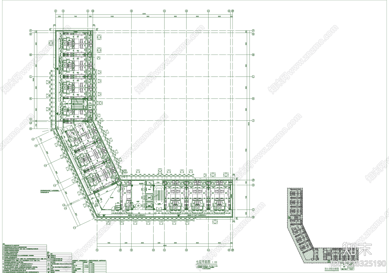 产业园建筑cad施工图下载【ID:1228325190】