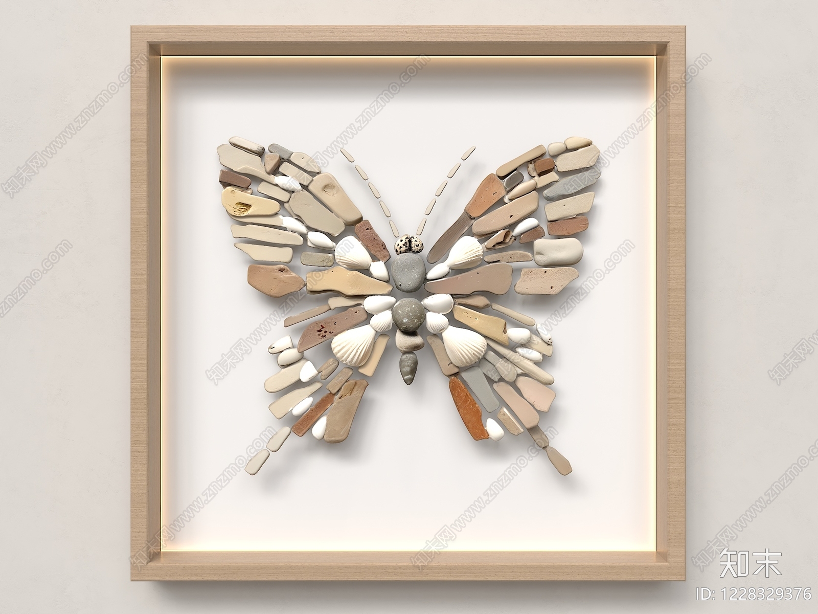 侘寂挂画SU模型下载【ID:1228329376】