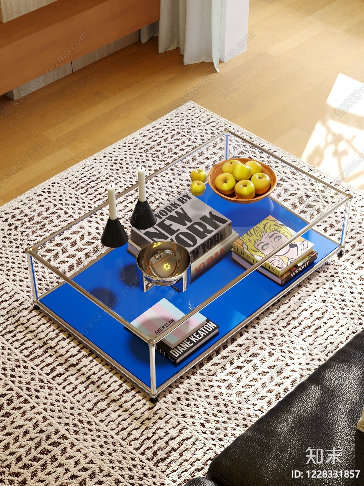 现代茶几3D模型下载【ID:1228331857】