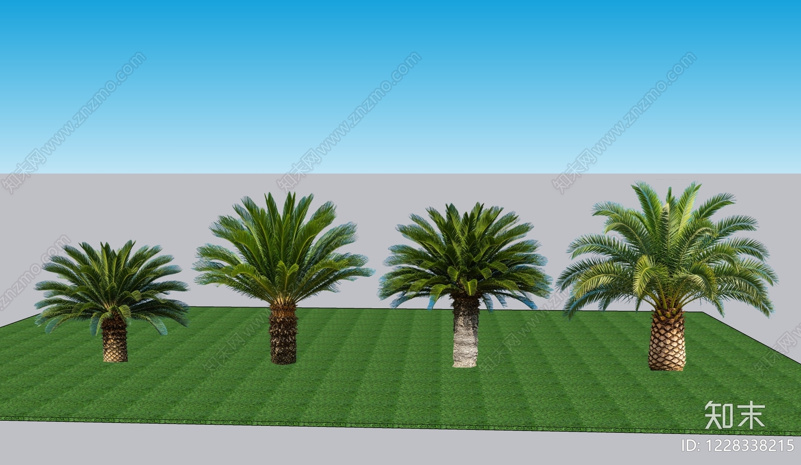 现代主义乔木SU模型下载【ID:1228338215】