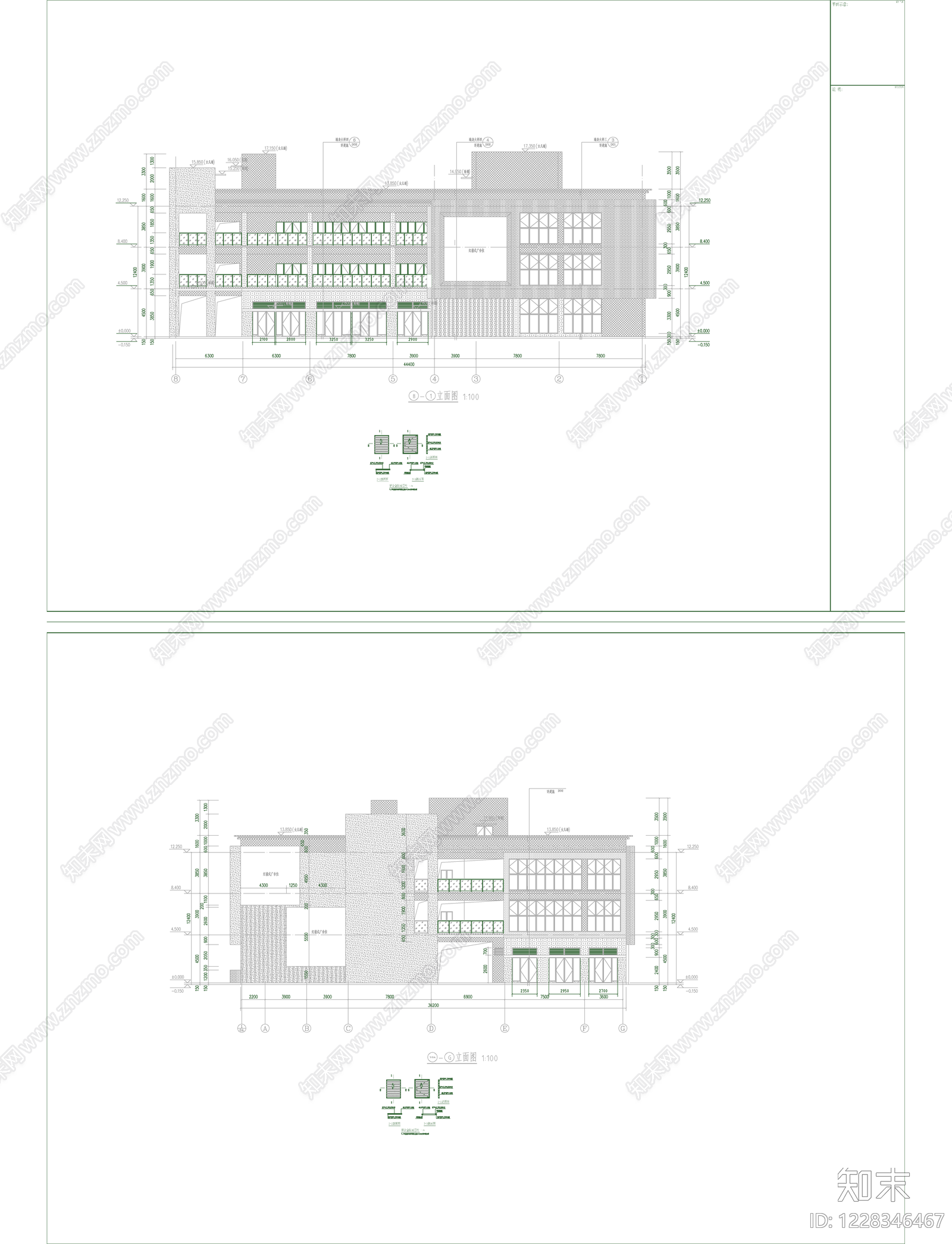其他商业空间cad施工图下载【ID:1228346467】