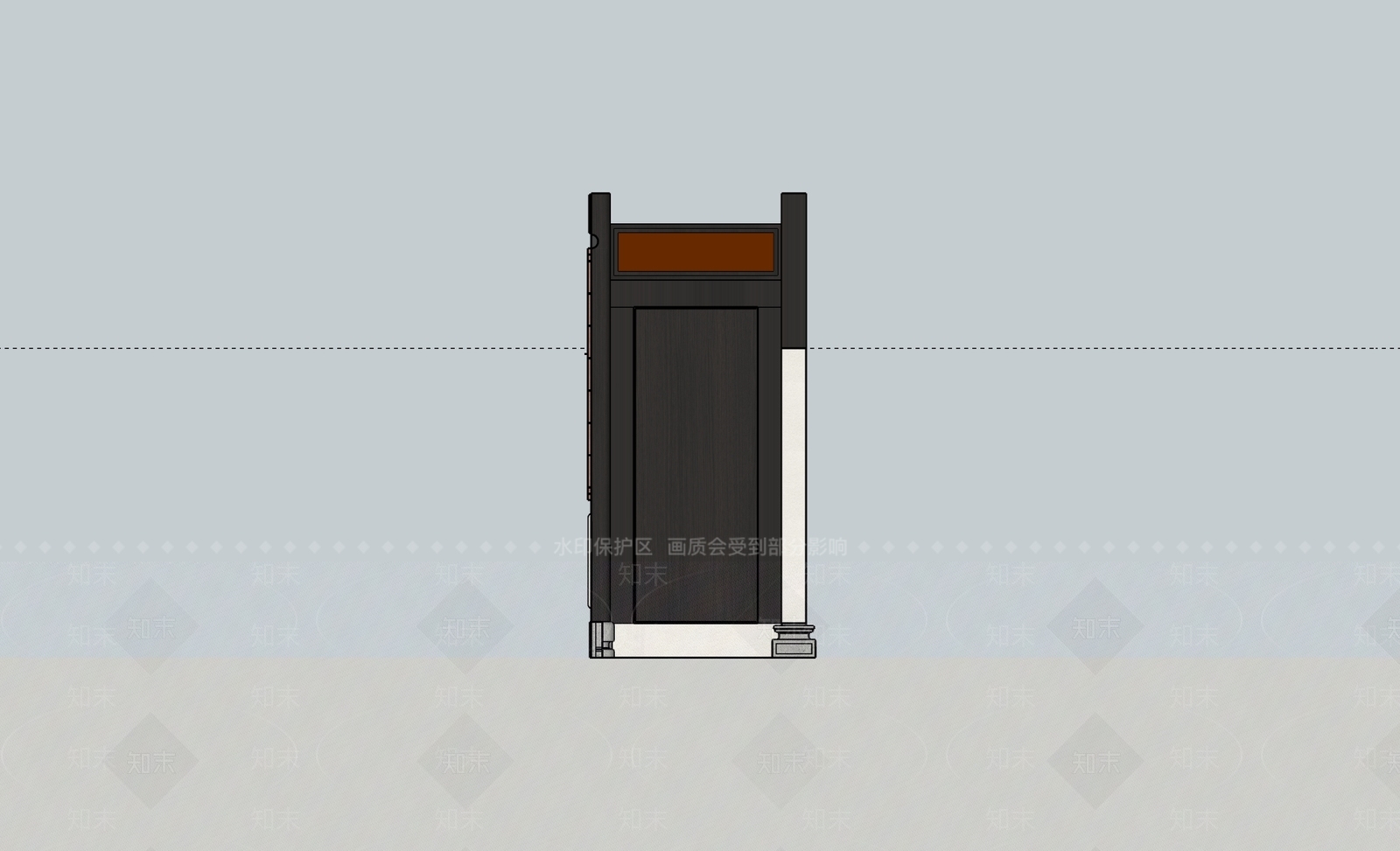中式乡村民房SU模型下载【ID:1228354613】
