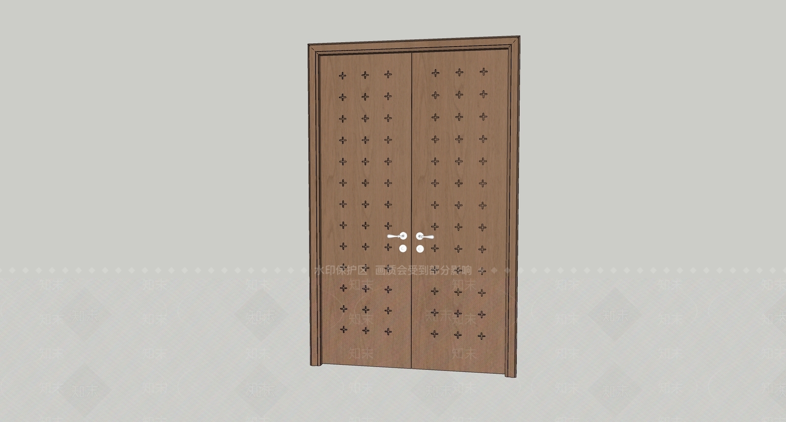 现代双开门SU模型下载【ID:1228373800】