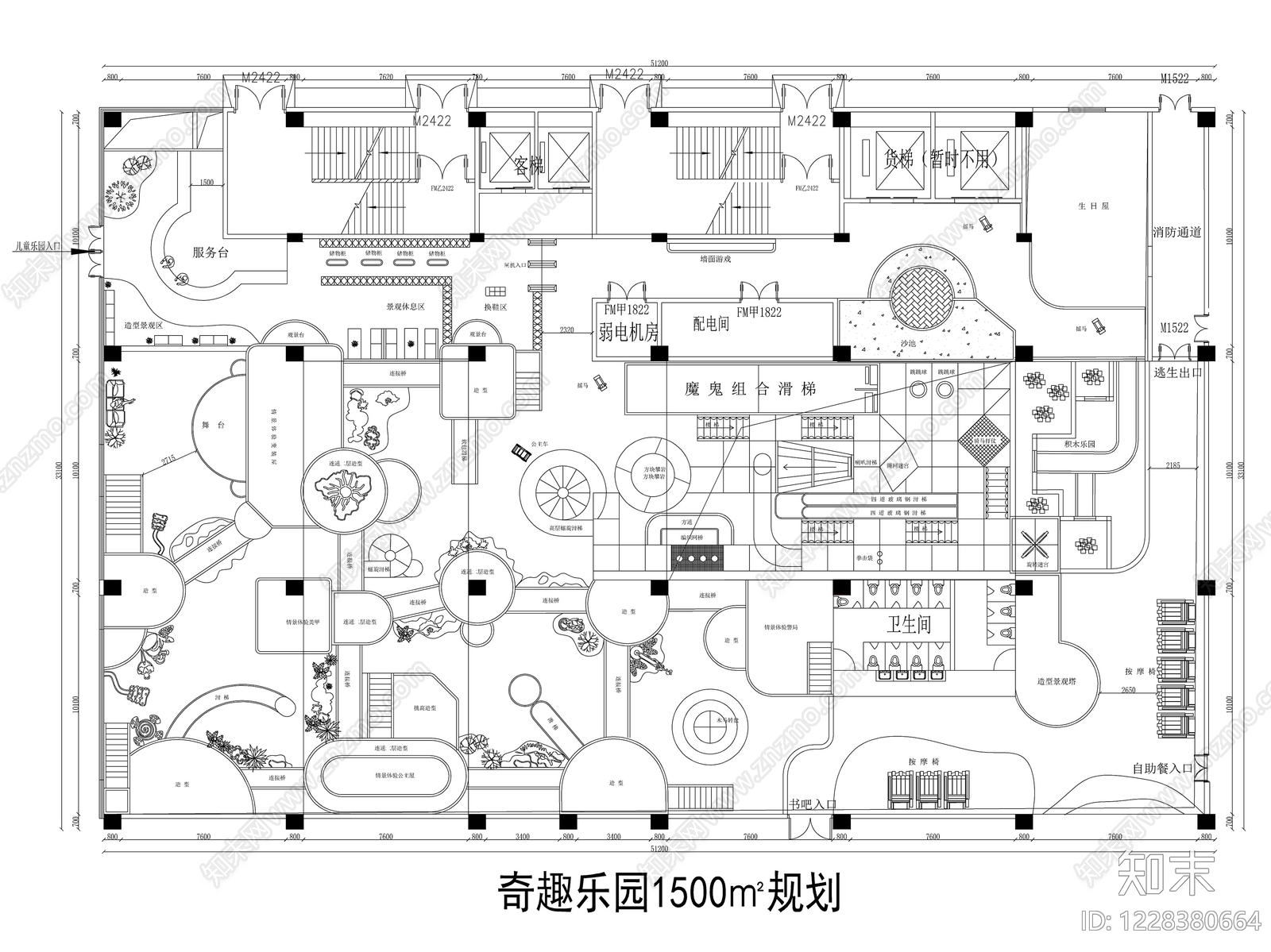儿童乐园CAD图纸