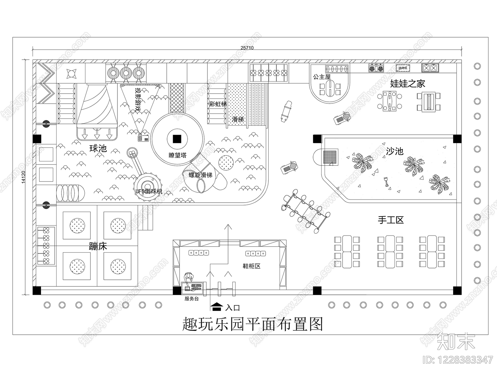 儿童乐园CAD图纸