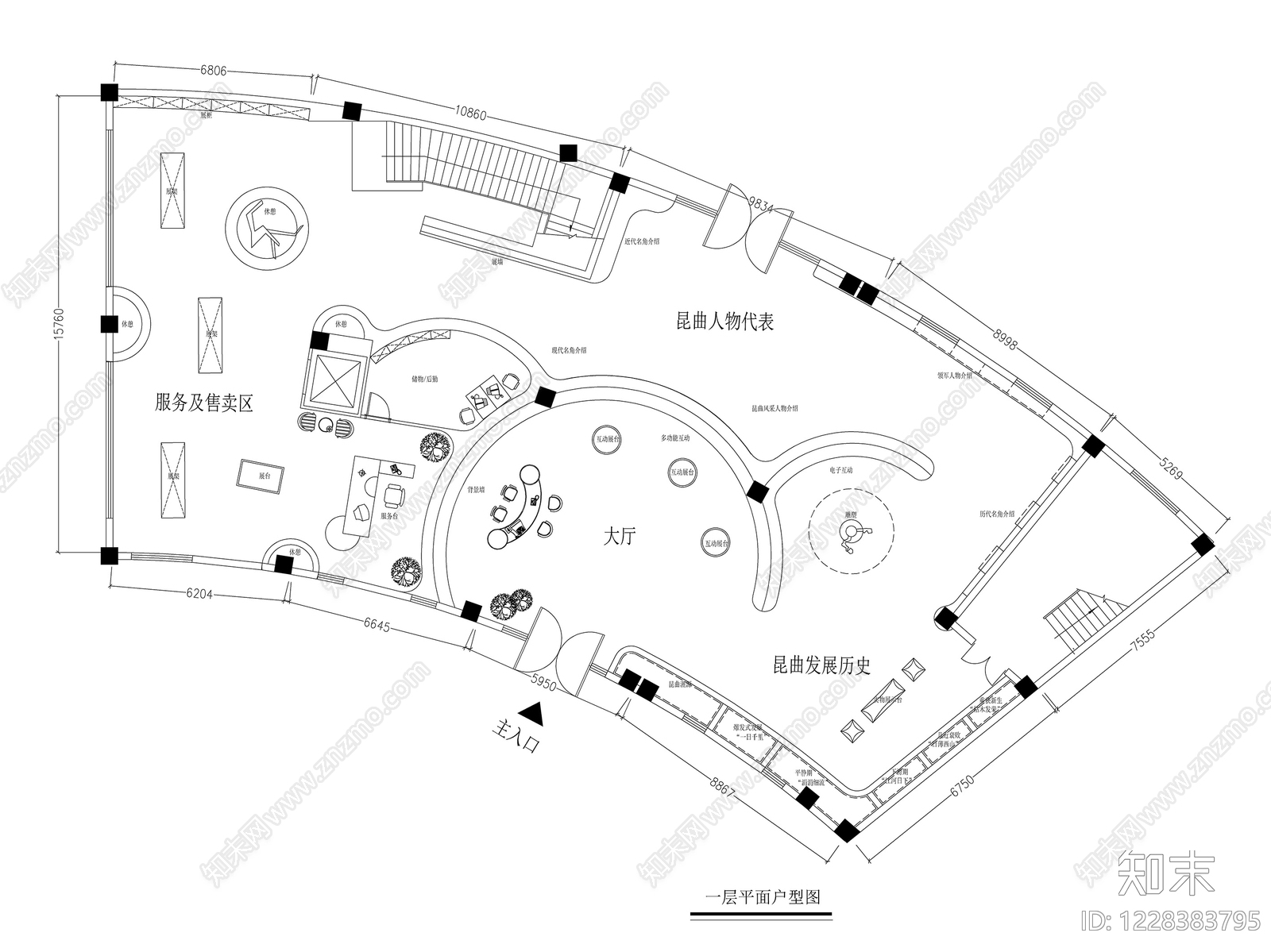 文化展厅CAD图纸