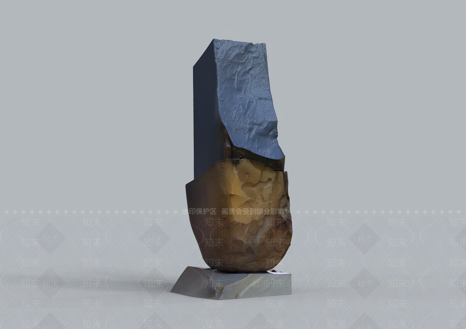 现代雕塑摆件3D模型下载【ID:1228398849】