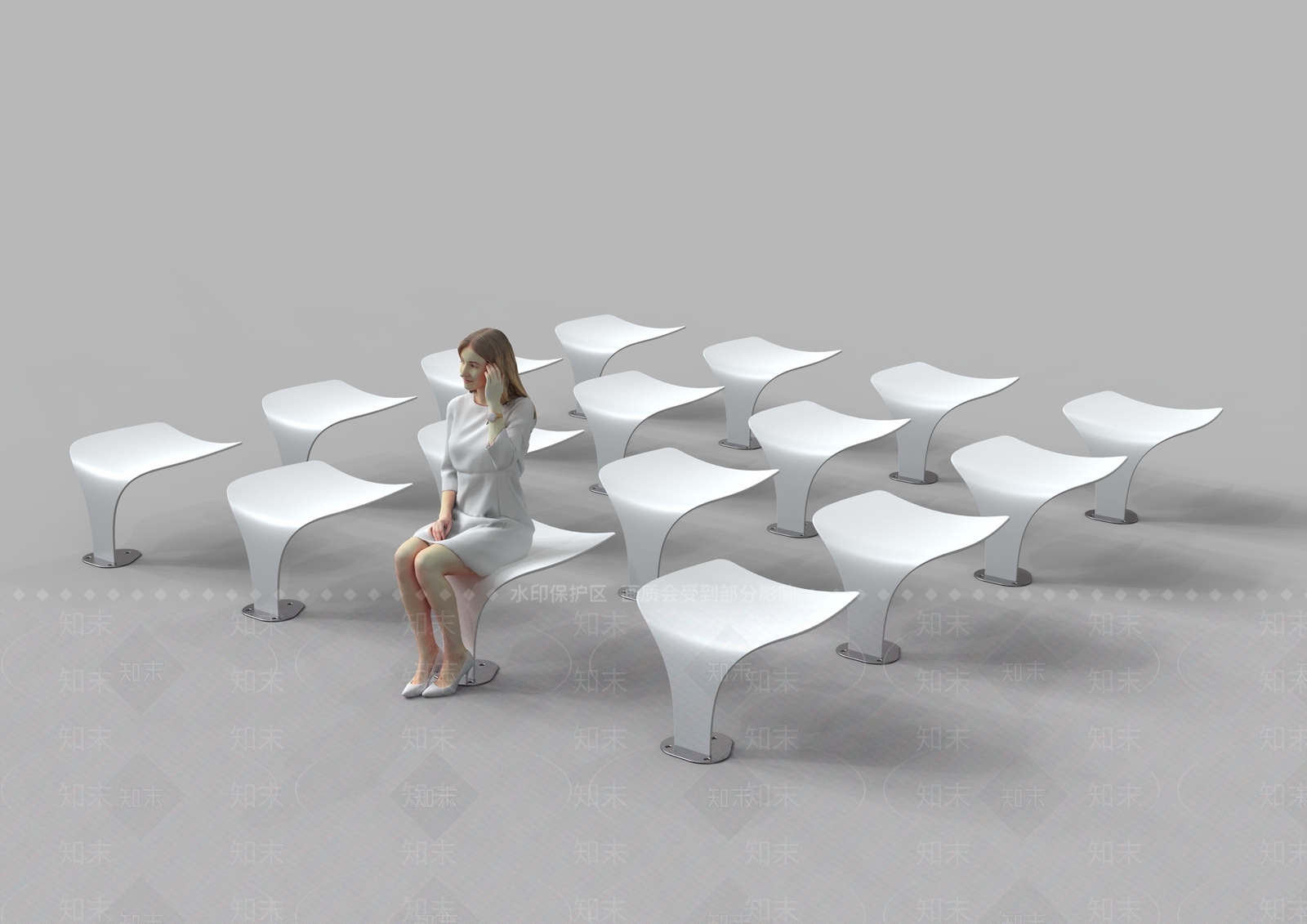 未来主义其他椅子3D模型下载【ID:1228398931】