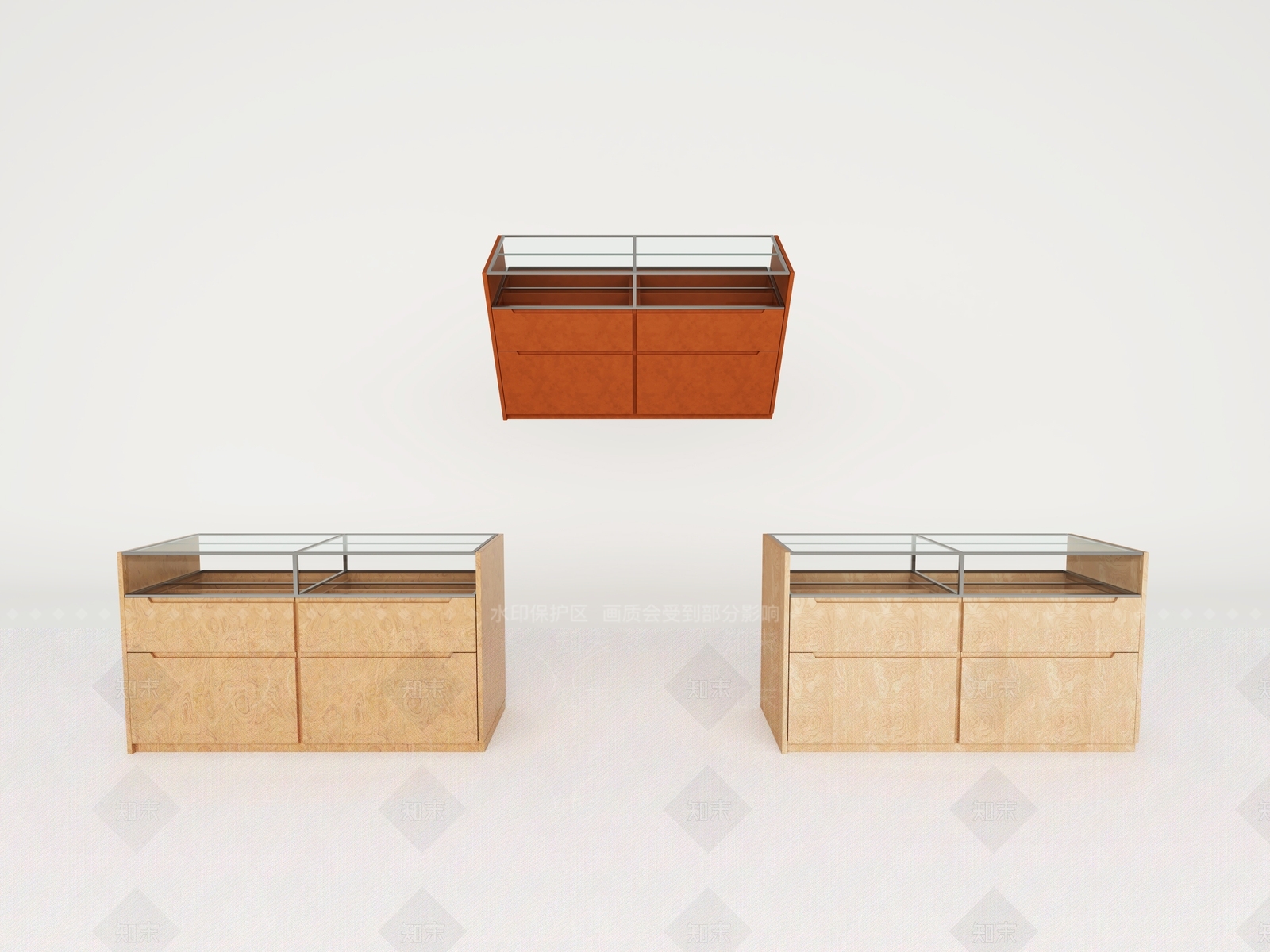 原木风服装店3D模型下载【ID:1228400166】