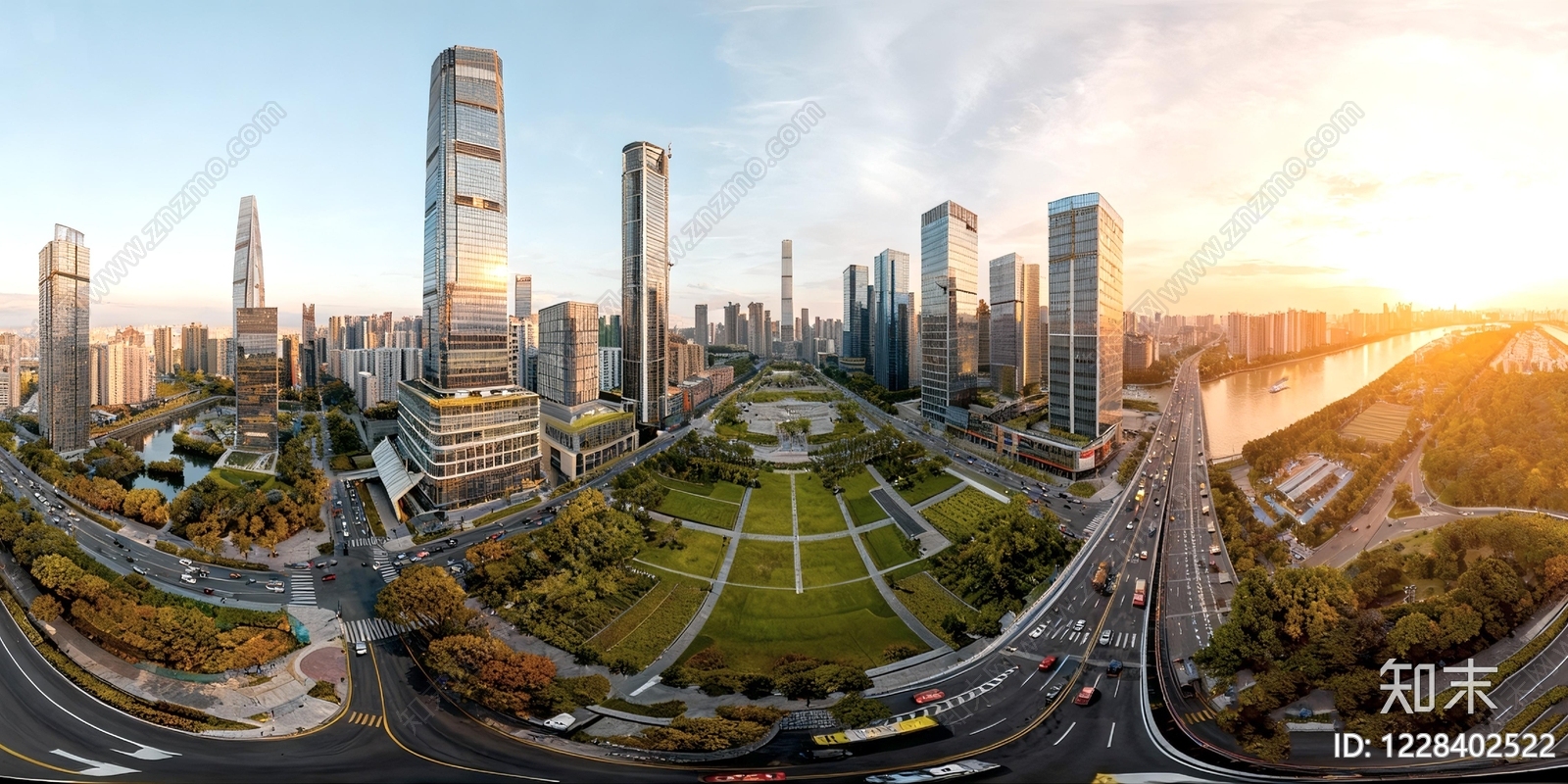 现代城市HDR贴图下载【ID:1228402522】