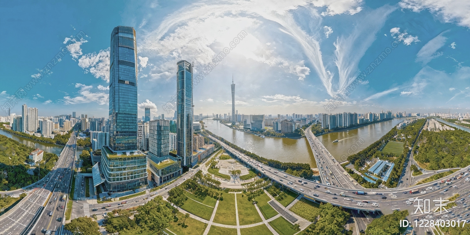 现代城市HDR贴图下载【ID:1228403017】