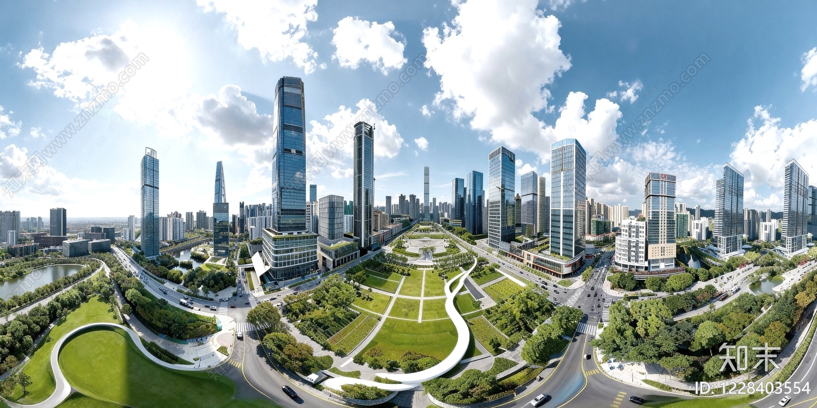 现代城市HDR贴图下载【ID:1228403554】