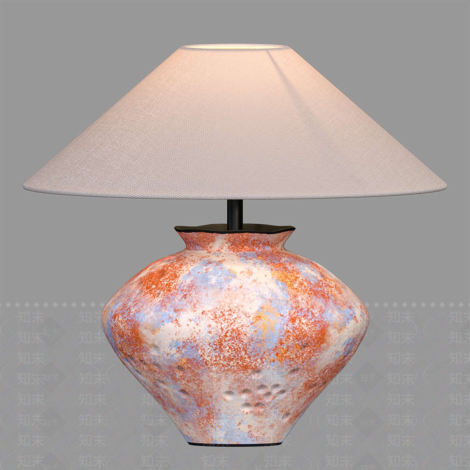 侘寂台灯3D模型下载【ID:1228415733】
