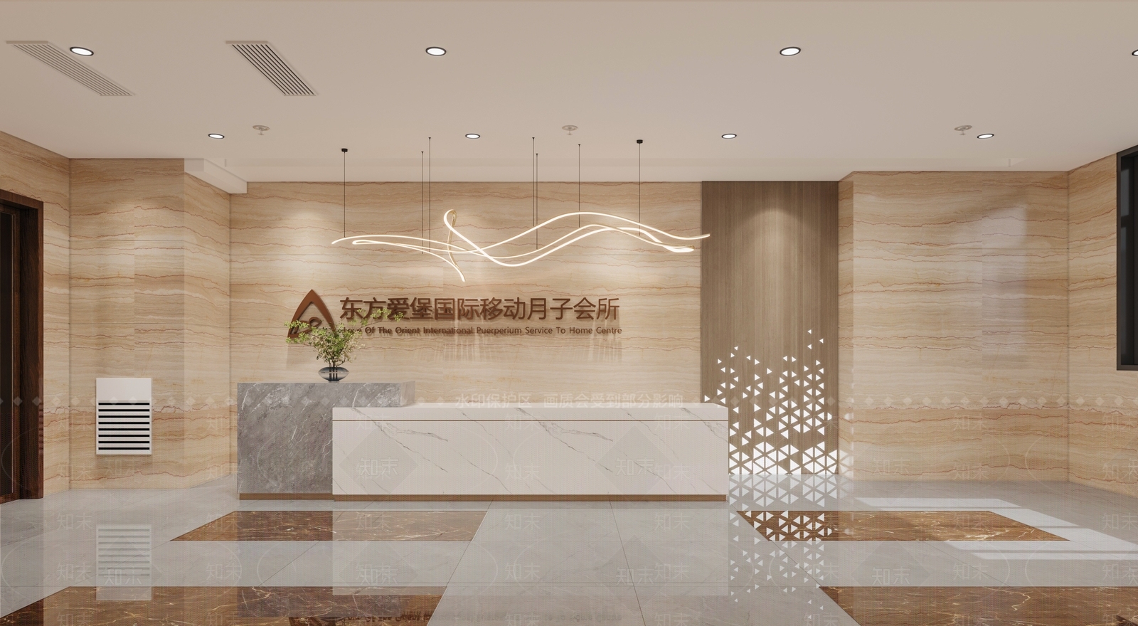 轻奢其他办公空间3D模型下载【ID:1228422533】