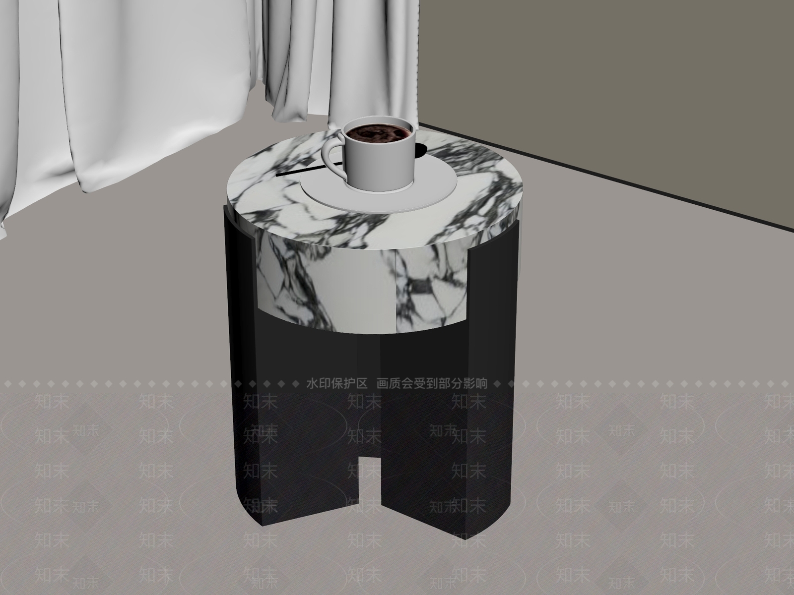 意式极简边几3D模型下载【ID:1228445318】