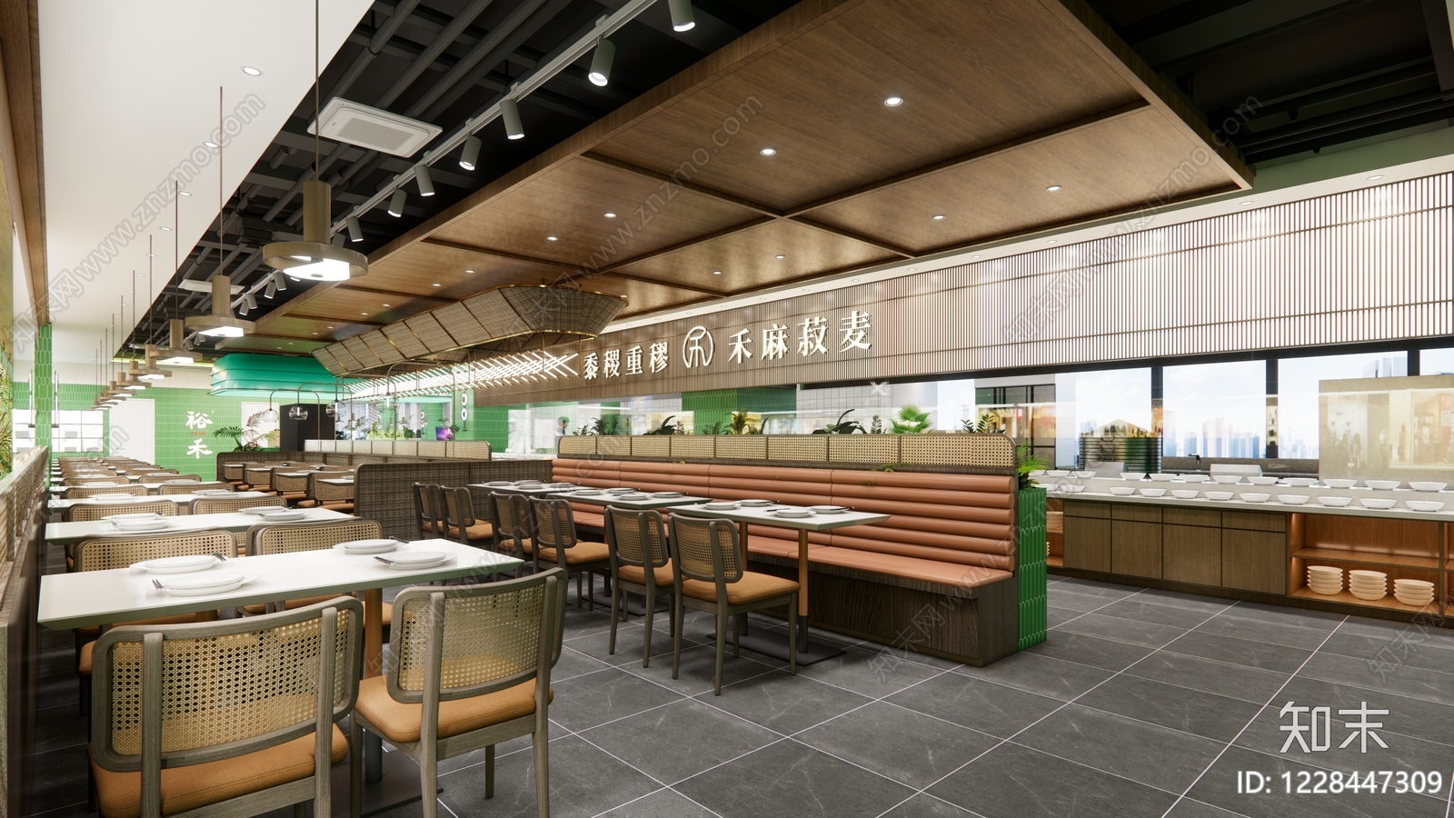 快餐店cad施工图下载【ID:1228447309】