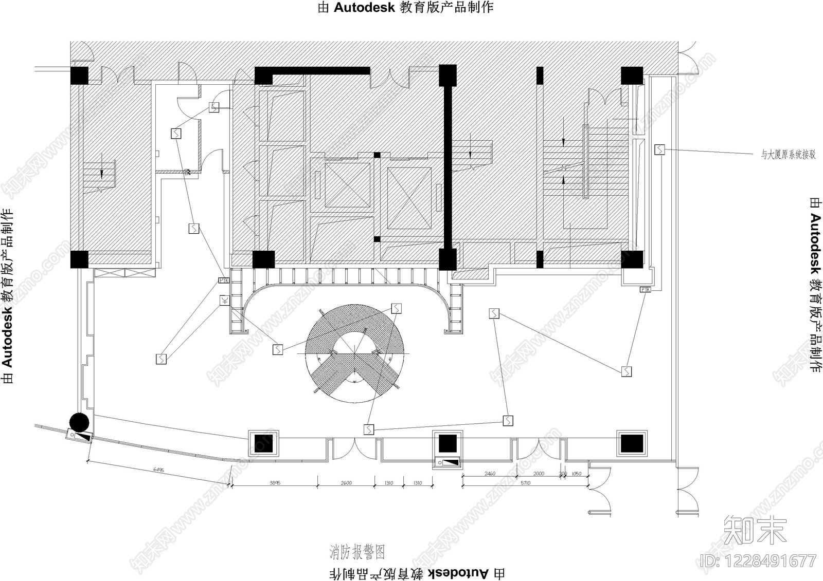 火灾报警系统CAD图纸