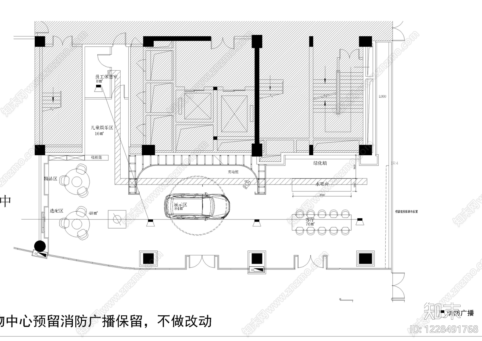 通信网络系统cad施工图下载【ID:1228491768】