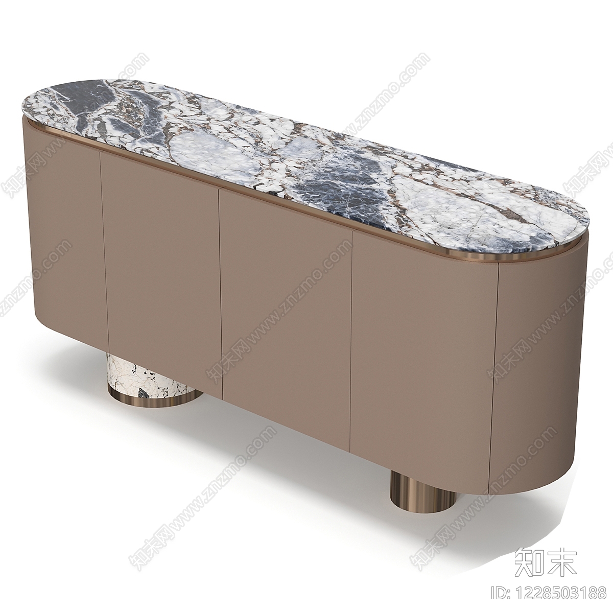 轻奢餐边柜3D模型下载【ID:1228503188】