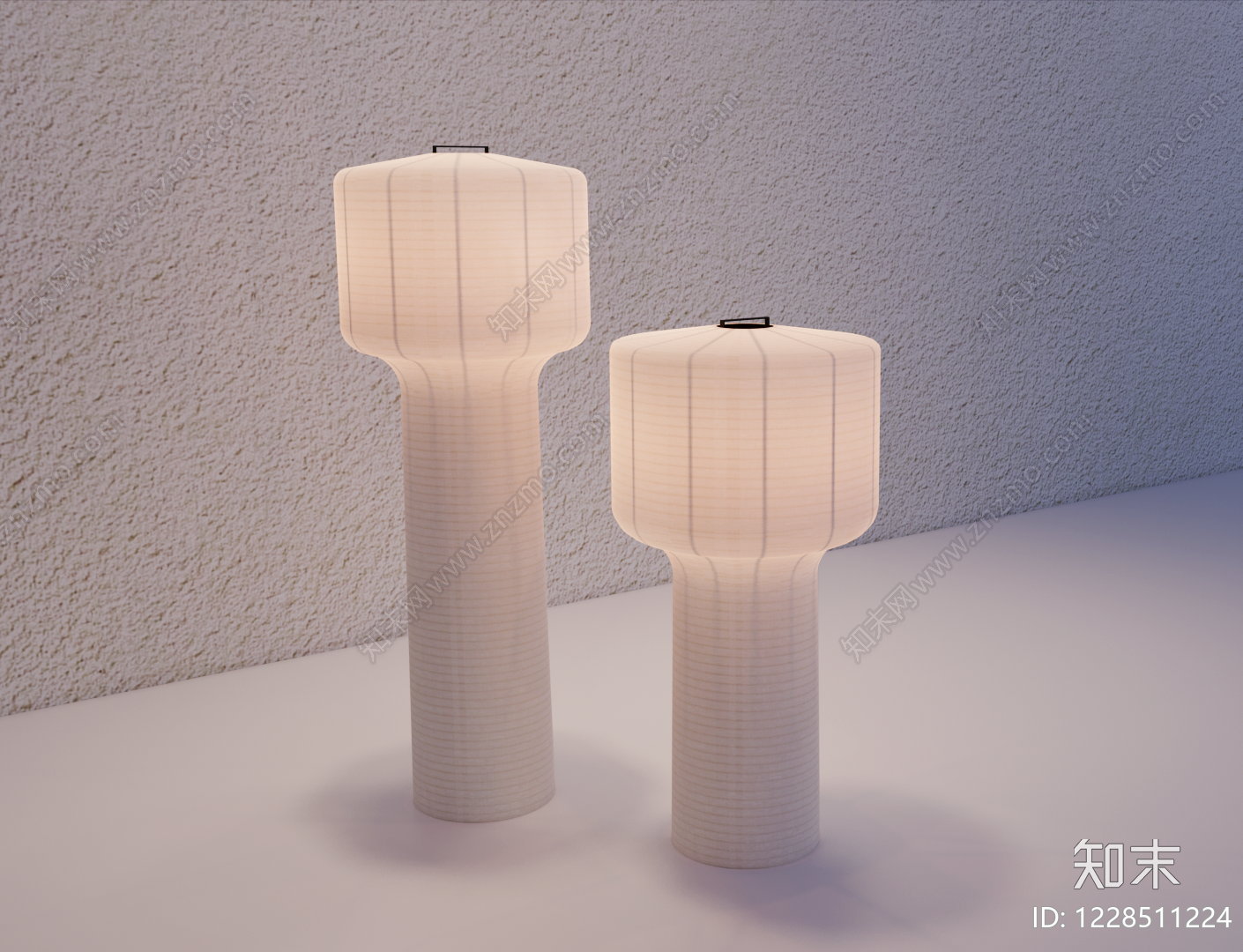 侘寂台灯3D模型下载【ID:1228511224】